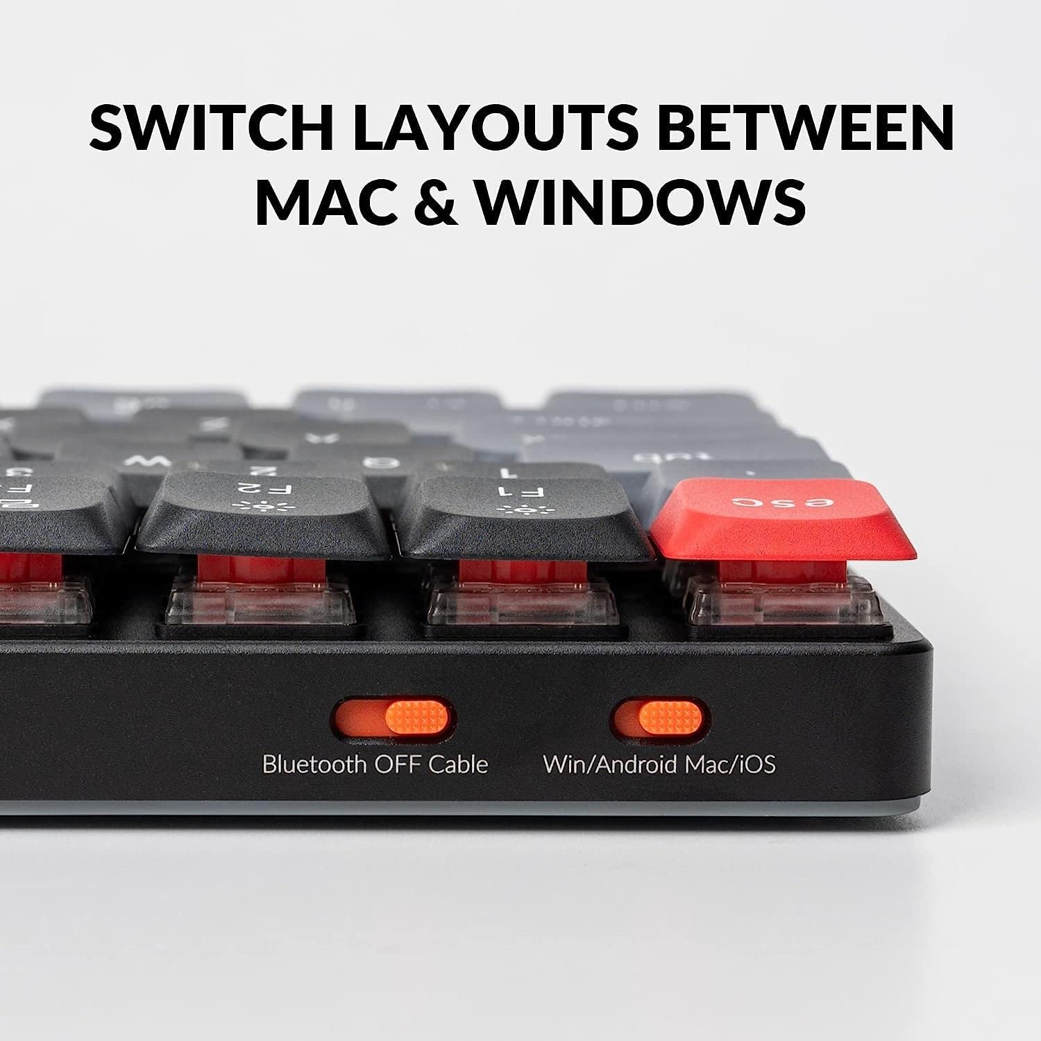 Keychron K3 Pro Ultra-Slim Wireless Mechanical Keyboard - Customizable QMK/VIA Programmable Macros, 75% Compact Layout with RGB Backlight, Low-Profile Gateron G Pro Switches & PBT Keycaps for Mac/Windows/Linux - Perfect for Gaming, Coding & Office Work