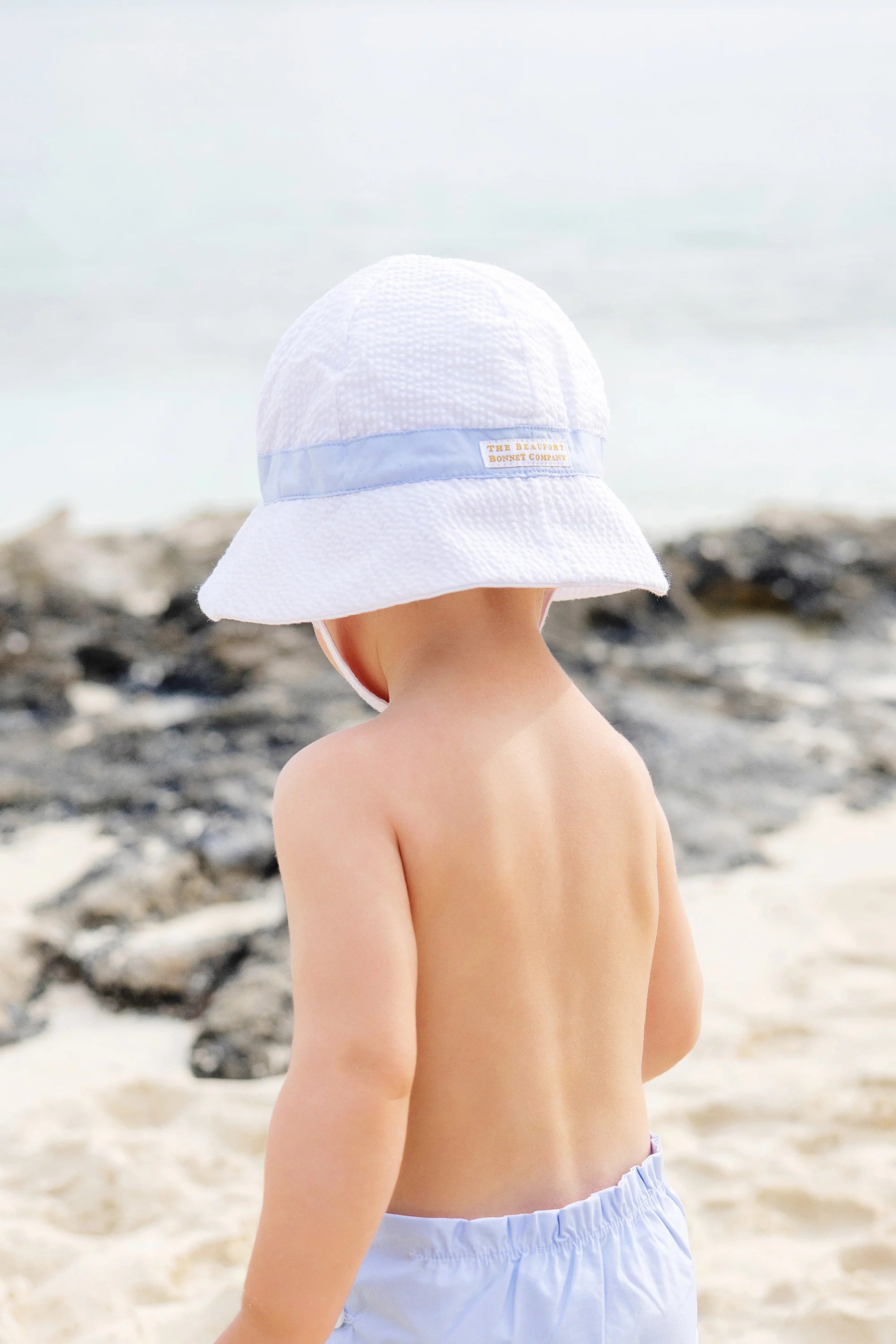 Beaufort Bonnet Henry's Boating Bucket Hat for Men & Women - Classic Nautical Sun Hat in Worth Avenue White - Perfect for Sailing, Fishing, and Beach Outings