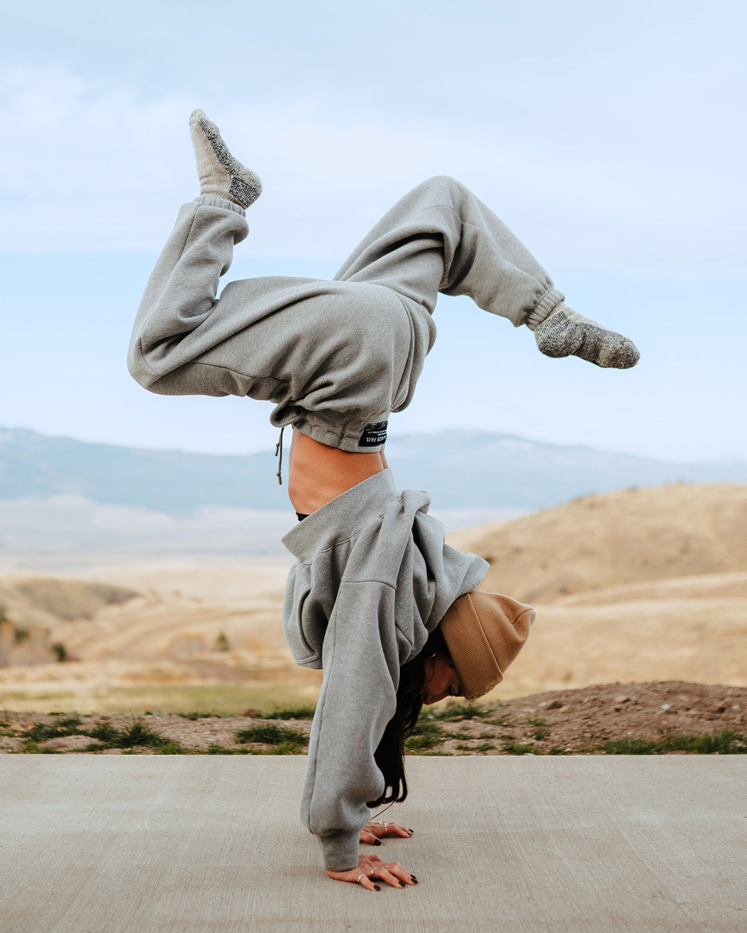 Women's Oversized Crop Hoodie - Heather Grey | Casual Streetwear for Women | Perfect for Loungewear, Gym & Outdoor Activities