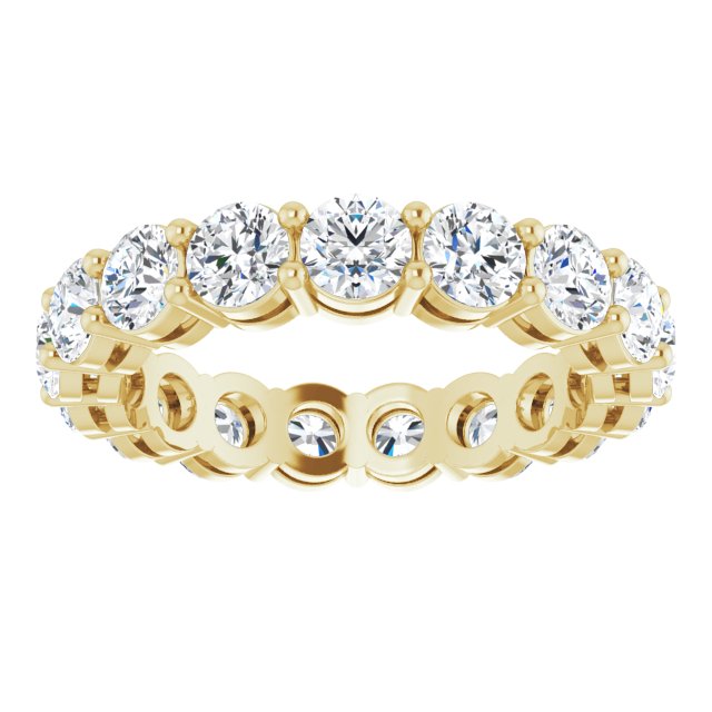 3.57 Carat Round Diamond Eternity Wedding Band - Classic Diamond Ring for Women, Perfect for Anniversary, Engagement & Special Occasions