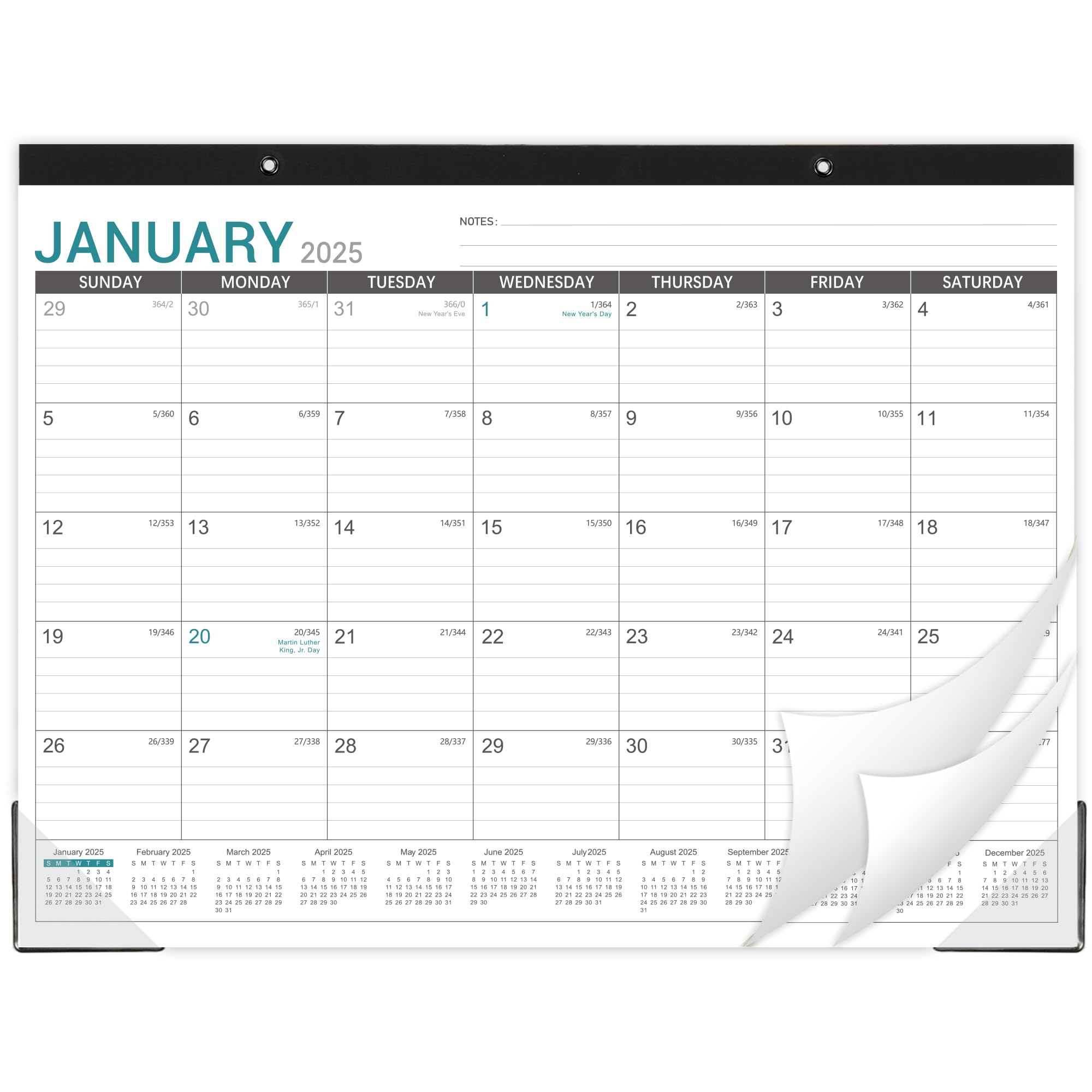 2025-2026 Large Desk Calendar - 22