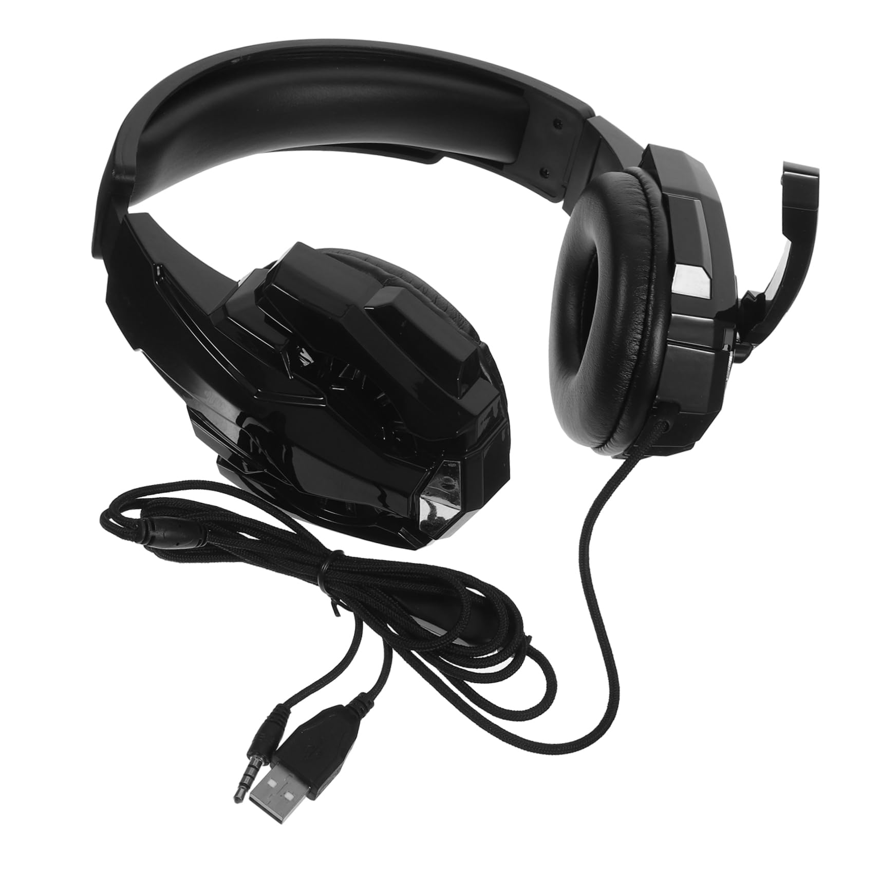 VILLFUL I3000 Gaming Headset with Microphone - Wired Over-Ear Esports Headphones with RGB Lighting, Noise Cancelling & Memory Foam Ear Cushions for PC, PS5, Xbox - Perfect for Competitive Gaming & Long Sessions