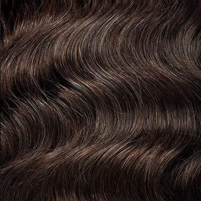 Outre MyTresses Purple Label 100% Unprocessed Human Hair Clip-in Extensions 7-Piece Set - 22 Inch Natural Body Wave (1B/Off Black) - Perfect for Daily Wear, Special Occasions & Styling Versatility