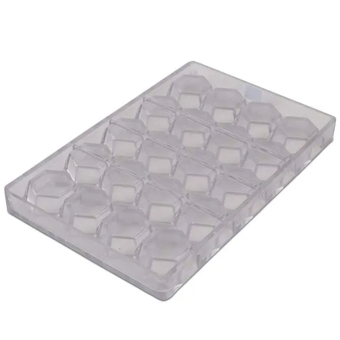 Hexagonal Silicone Chocolate Molds - 20 Cavity Baking Molds for DIY Chocolates, Candies, Soaps - Perfect for Holiday Gifts, Party Favors & Home Baking Decorations