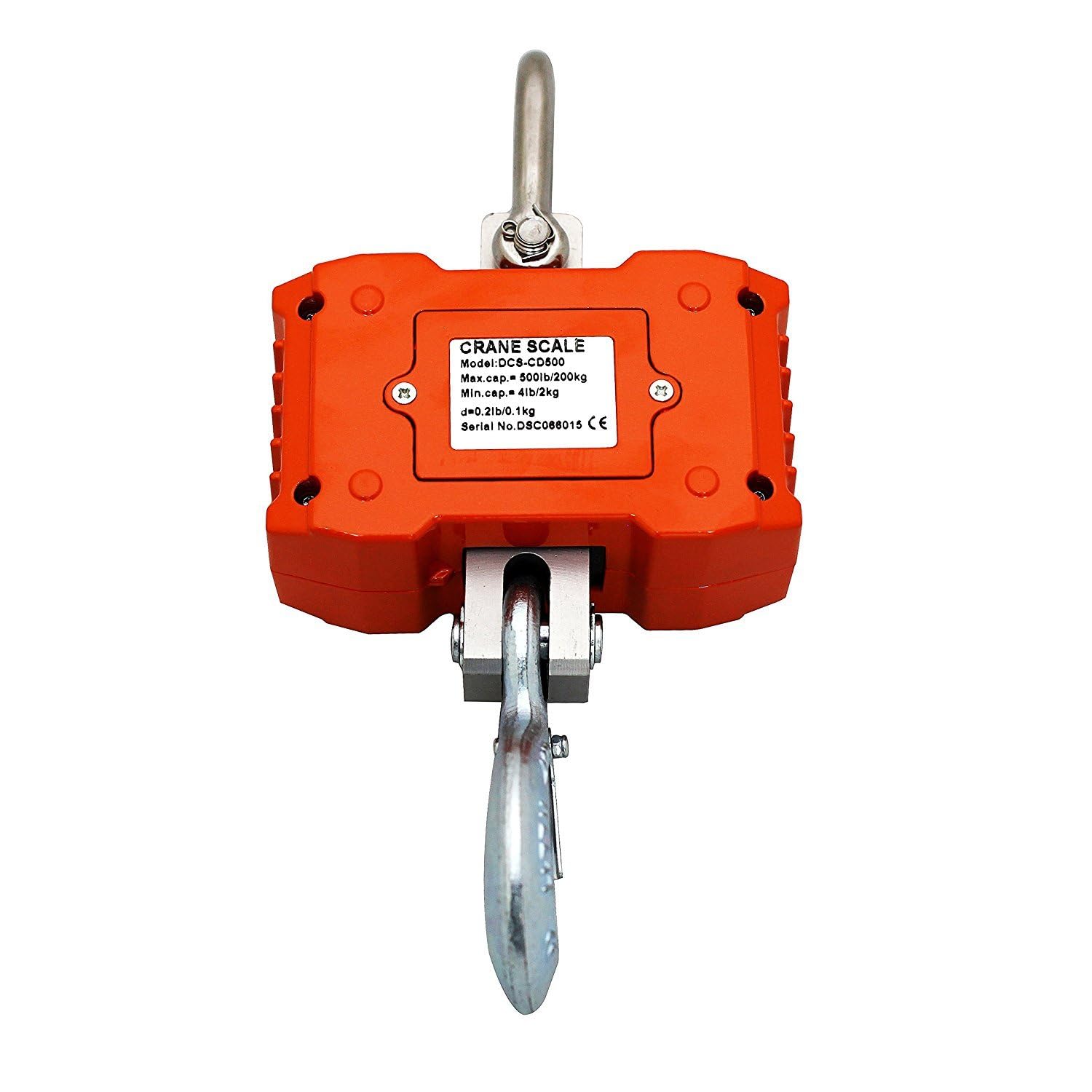 Digital Crane Scale 2000lb/1000kg - Heavy Duty Hanging Scale with LCD Backlight Display - Portable & Compact for Farm, Factory, Warehouse, Shipping, Logistics, Construction