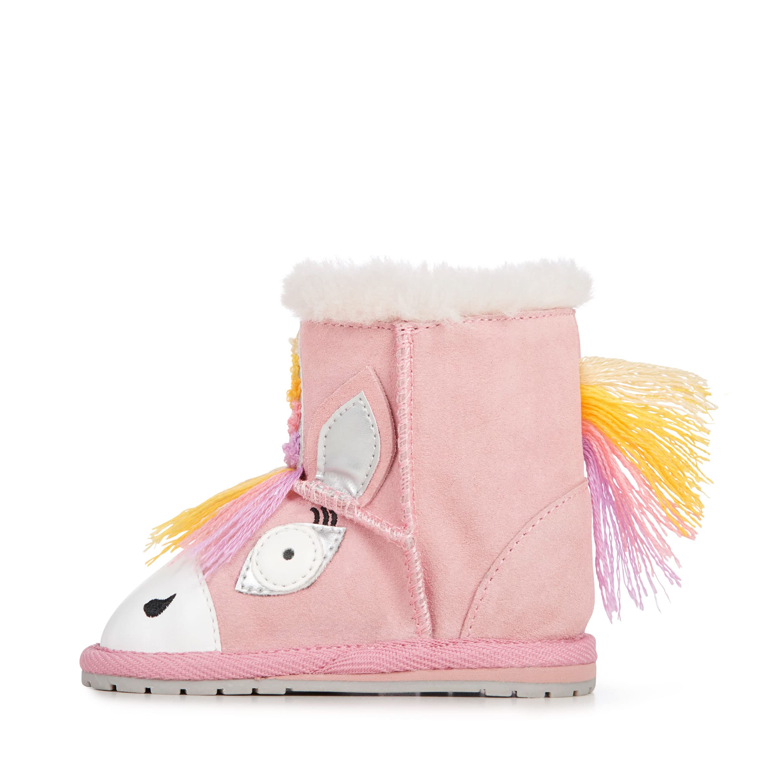 EMU Australia Kids' Magical Unicorn Winter Snow Boots - Waterproof Warm Ankle Booties for Girls, Perfect for Snow Play & Outdoor Adventures