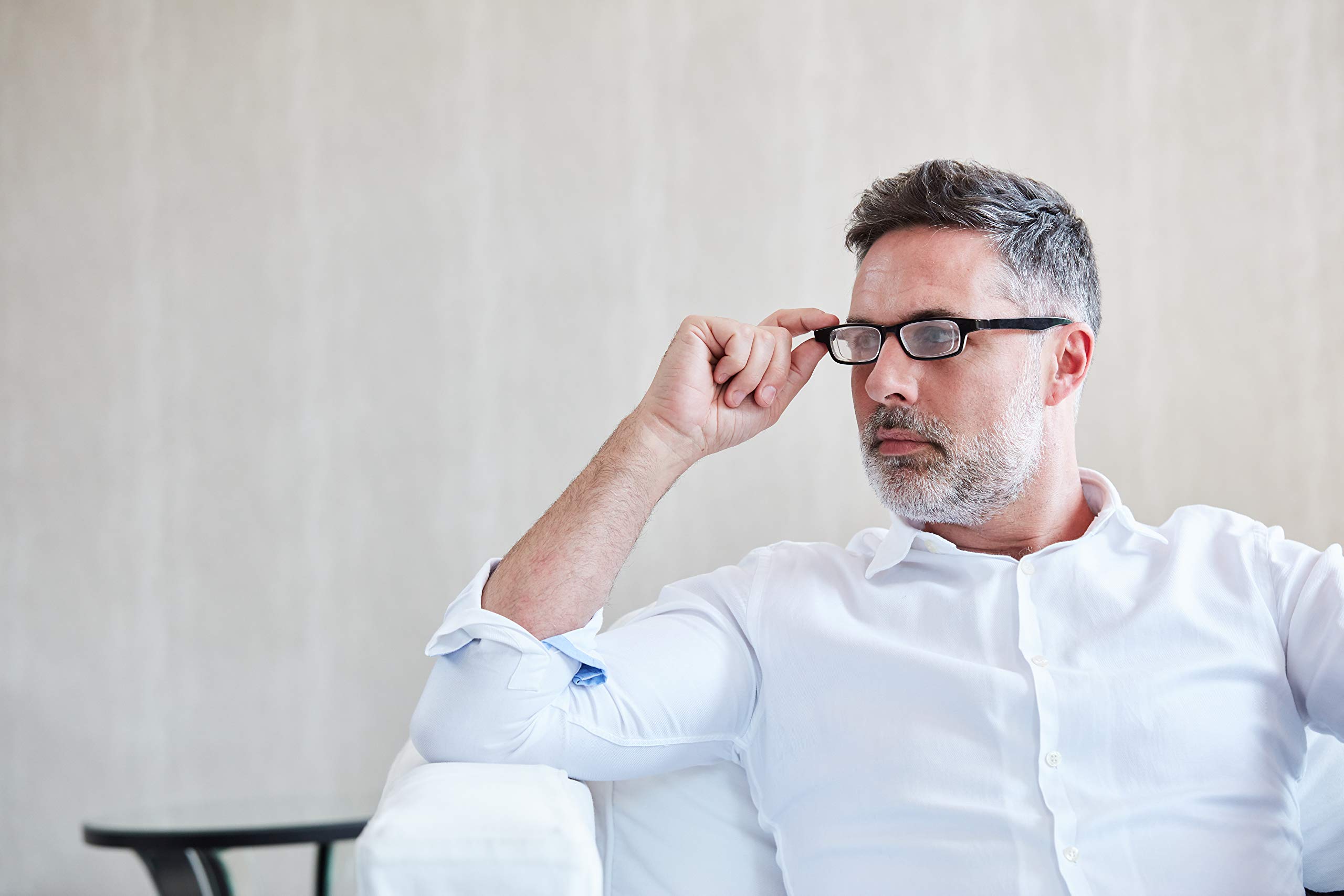 Self-Adjusting Reading Glasses - Oxford Style Gray Tortoise Frame for Men & Women - Perfect for Reading, Computer Work & Outdoor Activities