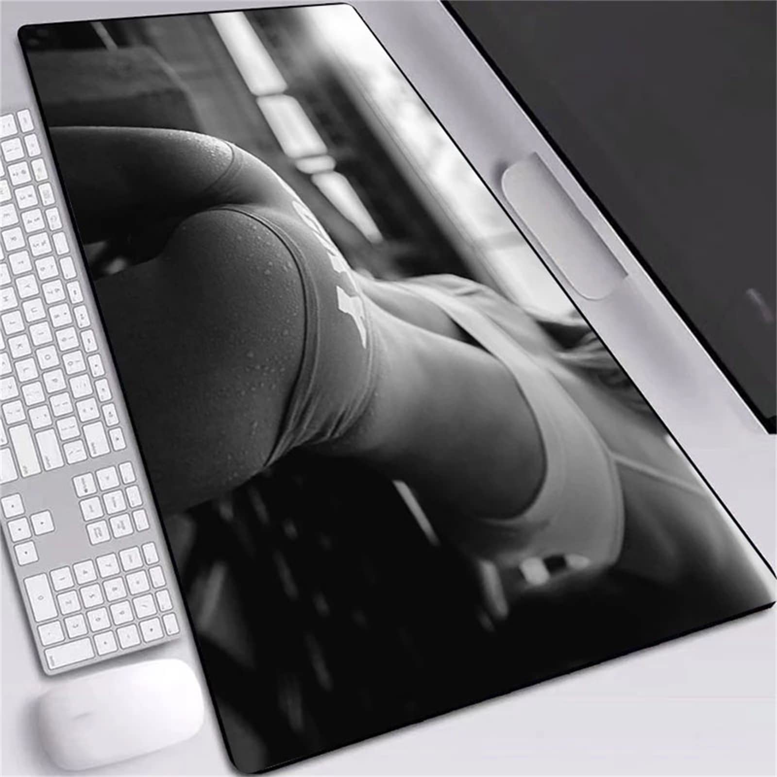 Premium Gaming Mouse Pad - Non-Slip Rubber Base & Anti-Fray Stitched Edges - Large 40x20in Waterproof Desk Mat for PC, Laptop, Office & Home Use - Perfect for Gaming, Work & Productivity - 3mm Thick Comfort Surface
