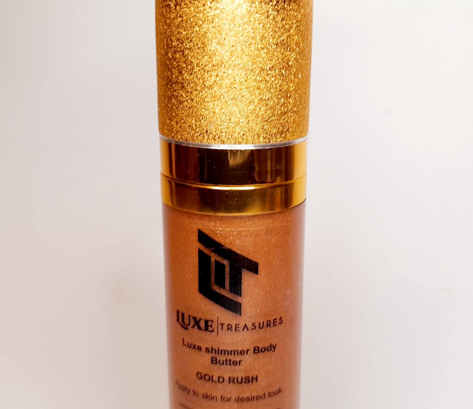 Luxe Gold Rush Body Shimmer - All-Natural Glow Oil for Face & Body | Made in Grenada | Perfect for Parties, Beach Days & Special Occasions