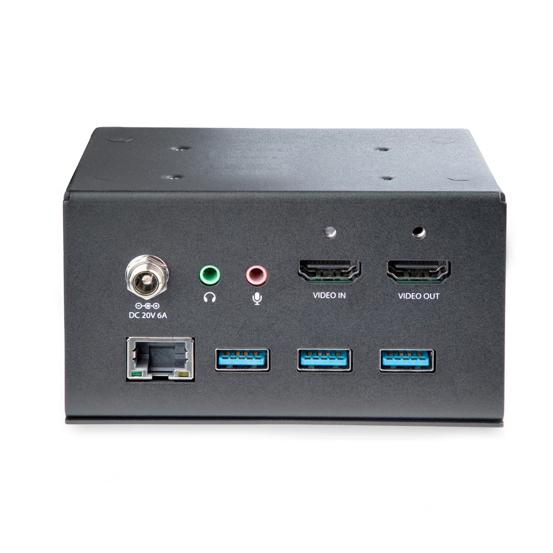 StarTech.com 4K USB-C & USB-A Docking Station for Conference Rooms - 4K HDMI, 60W USB-C Power Delivery, 4 USB Ports, Gigabit Ethernet (MOD4DOCKACPD) - Ideal for Office Meetings, Video Conferencing & Multi-Device Connectivity