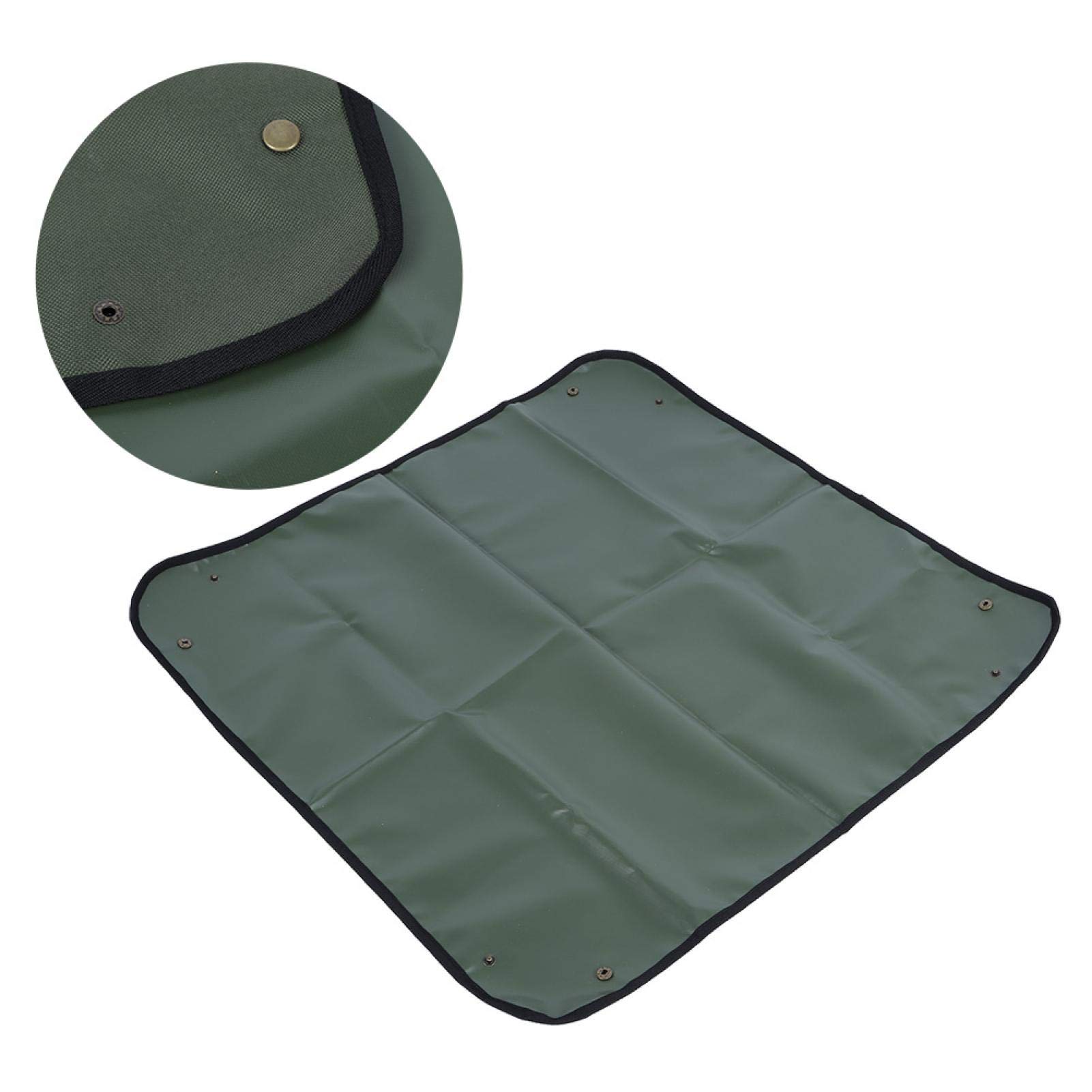 EVTSCAN Waterproof Oxford Fabric Plant Repotting Mat - Portable Indoor Gardening Transplanting Mat for Succulents, Herbs & Houseplants (Army Green) | Ideal for Potting, Soil Transfer & Mess-Free Plant Care