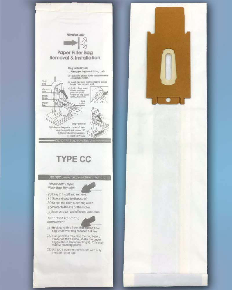 EnviroCare Premium HEPA Micro Filtration Vacuum Bags (24 Pack) - Compatible with Oreck XL7/XL21/2000/3000/4000/8000/9000 Series & Hoover ONEPWR Uprights - Allergen Reduction for Pet Hair, Dust Mites - Ideal for Homes with Pets & Allergy Sufferers