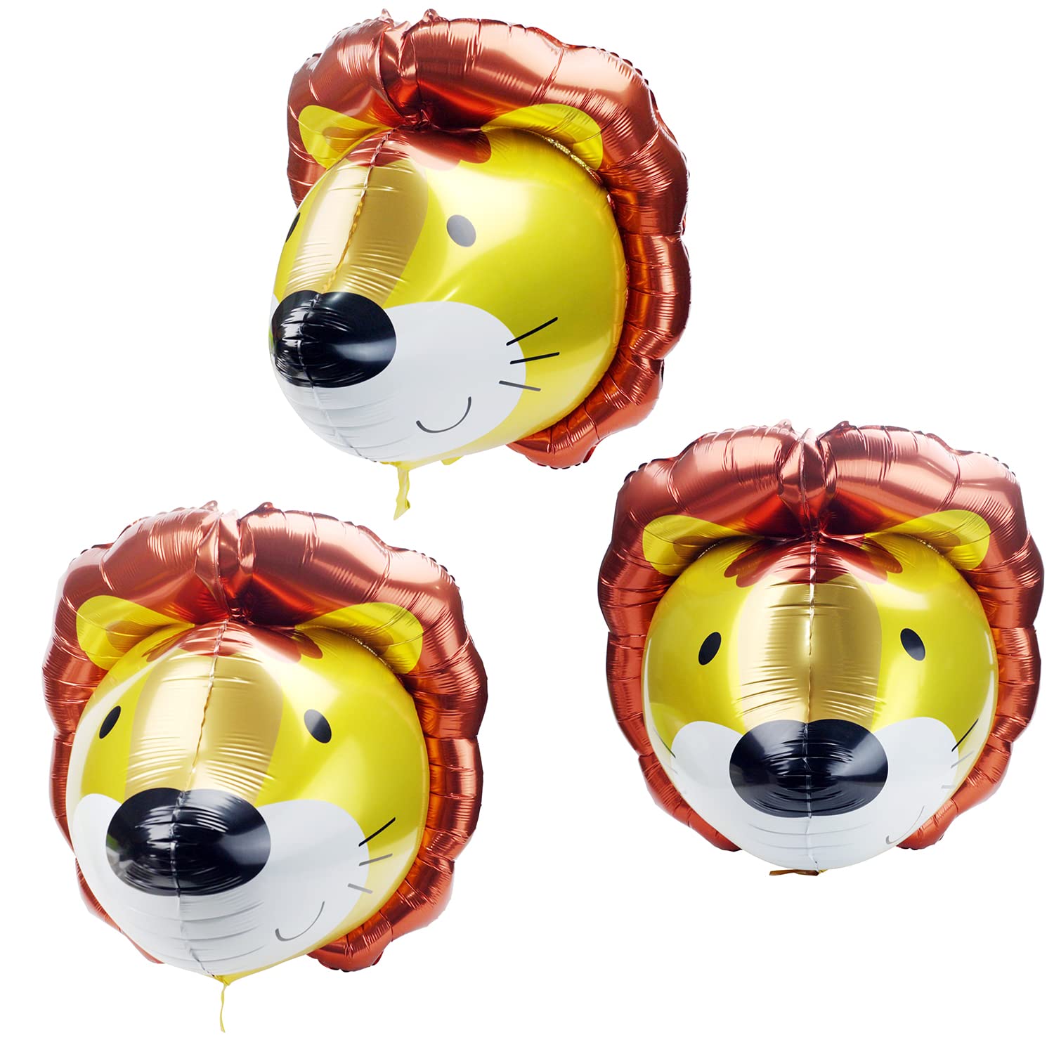 3D Safari Lion Head Balloons - 29