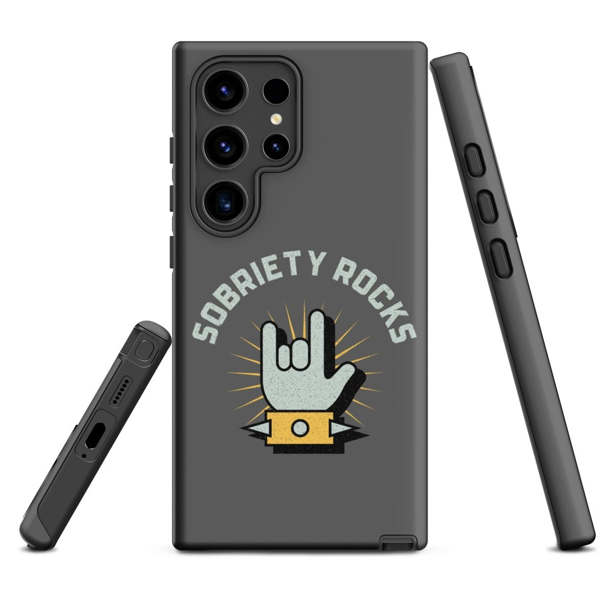 Durable Sobriety Rocks Tough Case for Samsung Galaxy - Perfect for Outdoor Adventures & Daily Protection