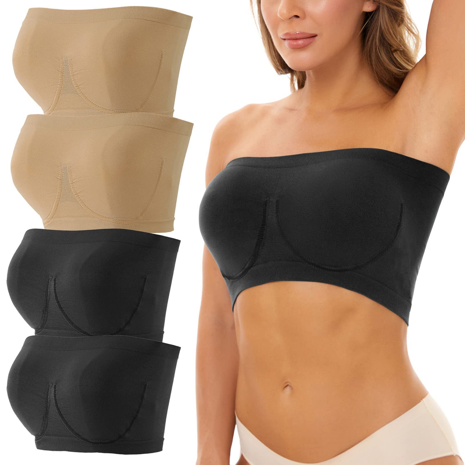 Shockproof Sports Bras for Women - Adjustable & Hollowed Back for Workout