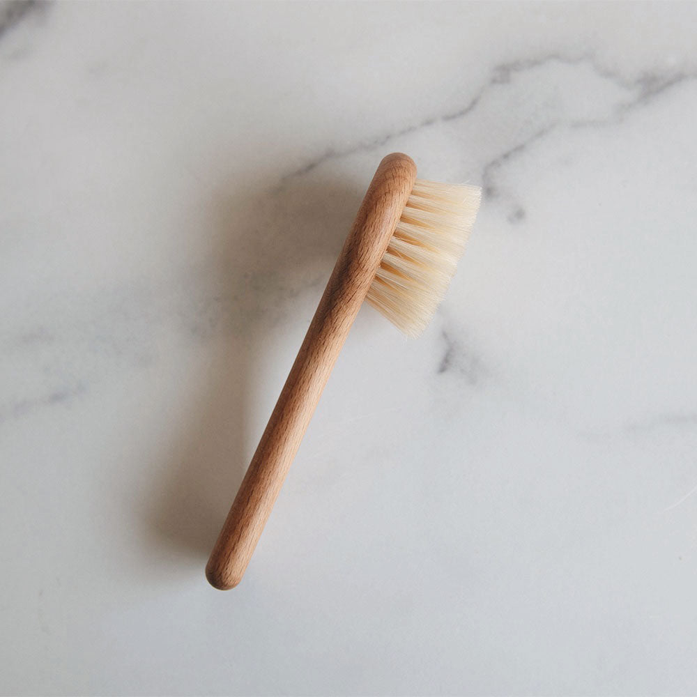 Premium Wooden Mushroom Brush - Natural Cleaning Tool for Fresh Mushrooms - Perfect for Kitchen, Camping & Farmers Market Use