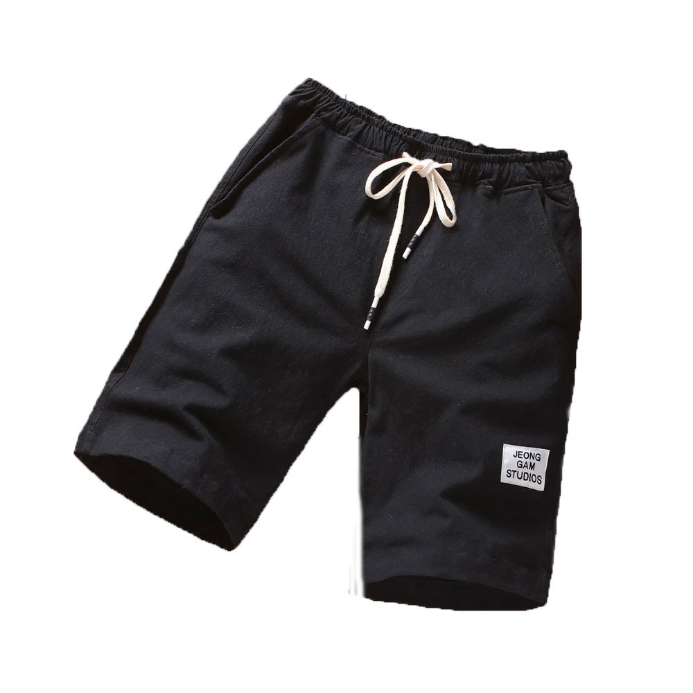 FAMOORE Men's Casual Shorts - Relaxed Fit Cotton Summer Shorts for Outdoor Activities, Hiking, Travel & Beach Wear