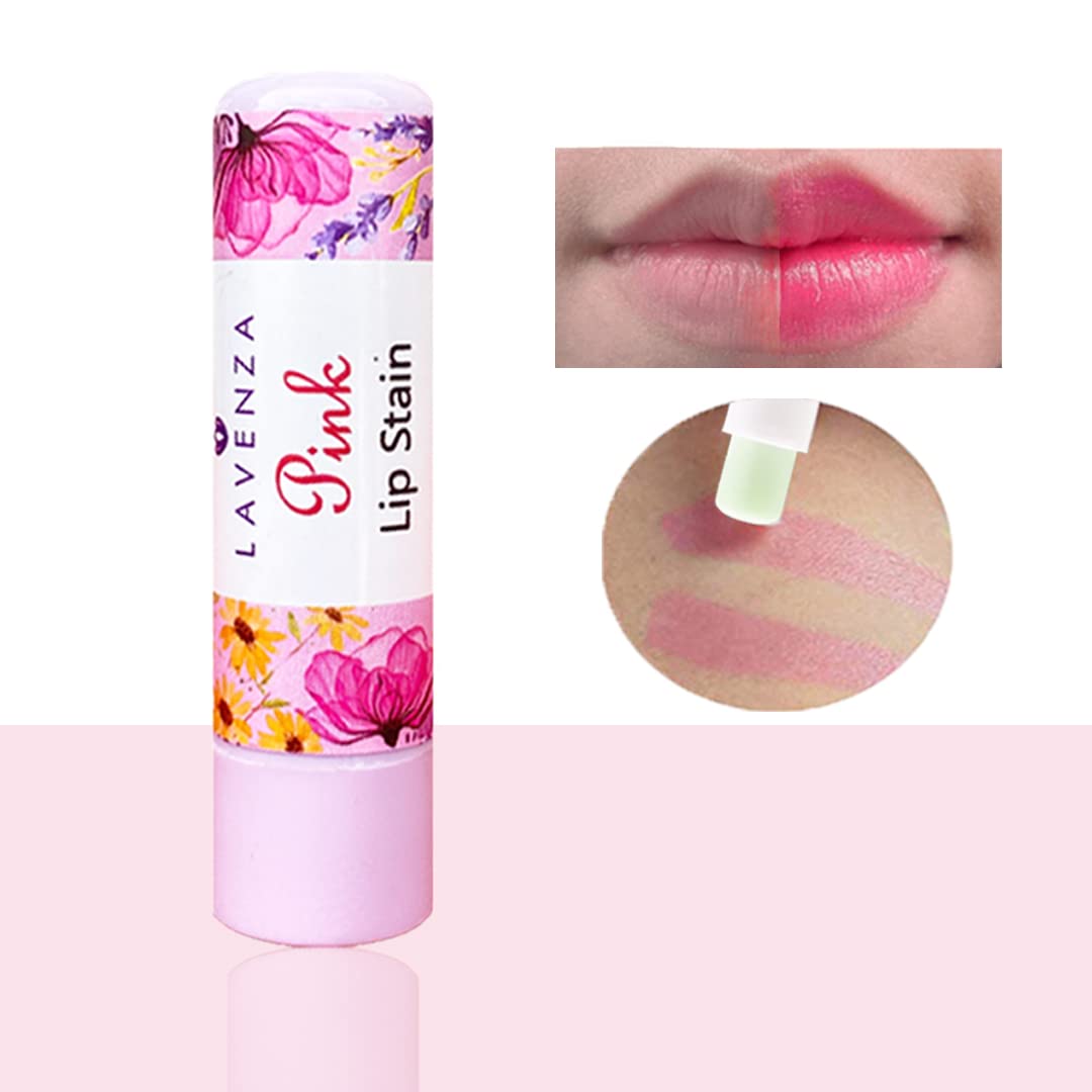 Lavenza Skincare Combo Set - Pink Lip Stain & Multitasking Liquid Illuminator, Makeup with Skincare Benefits | Perfect for Daily Glow & Natural Look