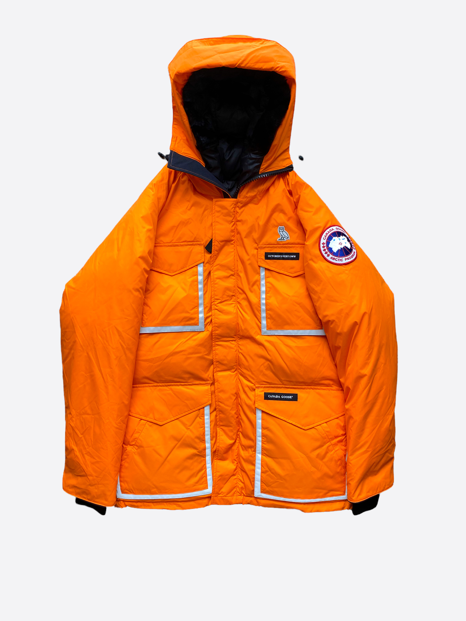 Canada Goose OVO Orange Constable Men's Winter Jacket - Waterproof Windproof Parka for Cold Weather, Outdoor Activities & Urban Style
