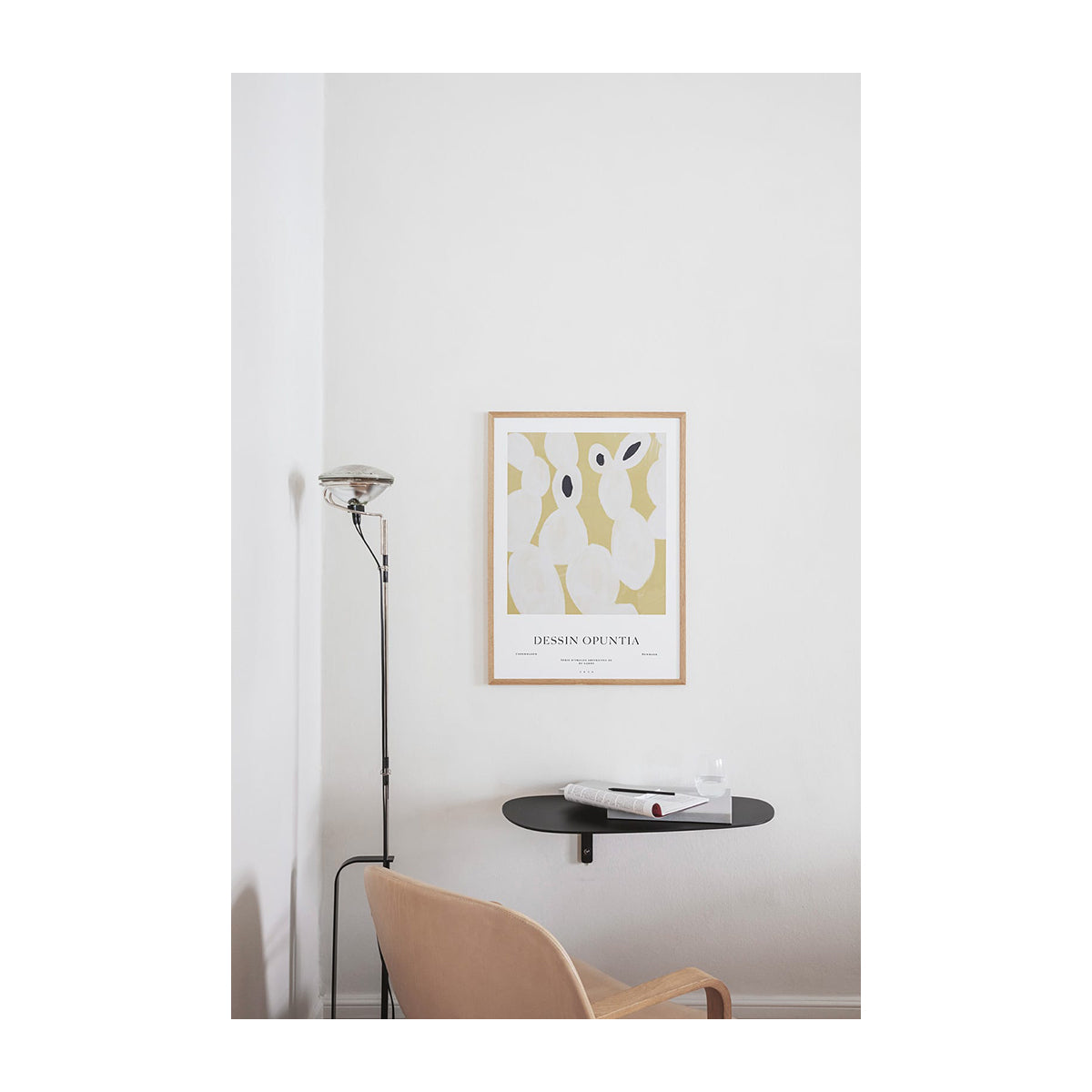 Opuntia Print Cactus Art - Desert Inspired Wall Decor for Home, Office & Boho Style Spaces