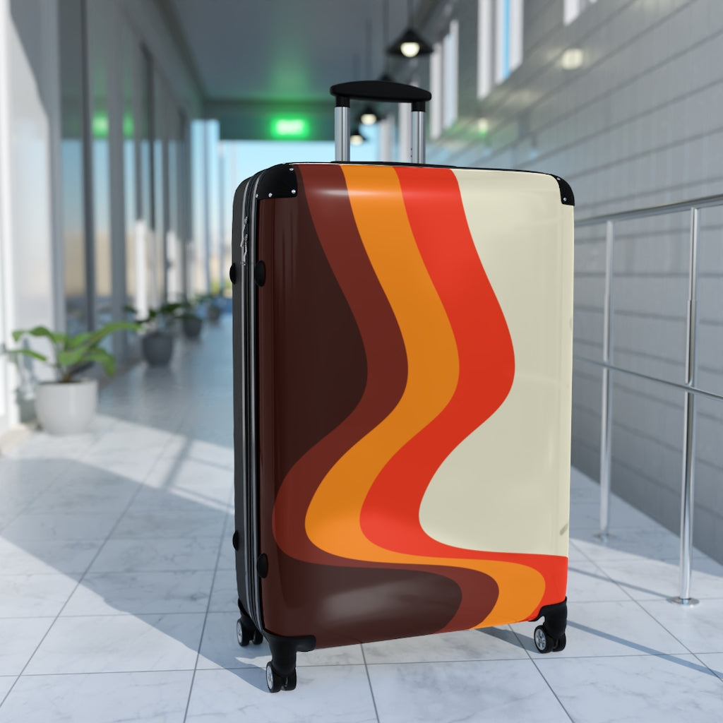 Vintage Style Carry On Suitcase - Retro Cabin Luggage with Wheels for Travel, Business Trips & Weekend Getaways