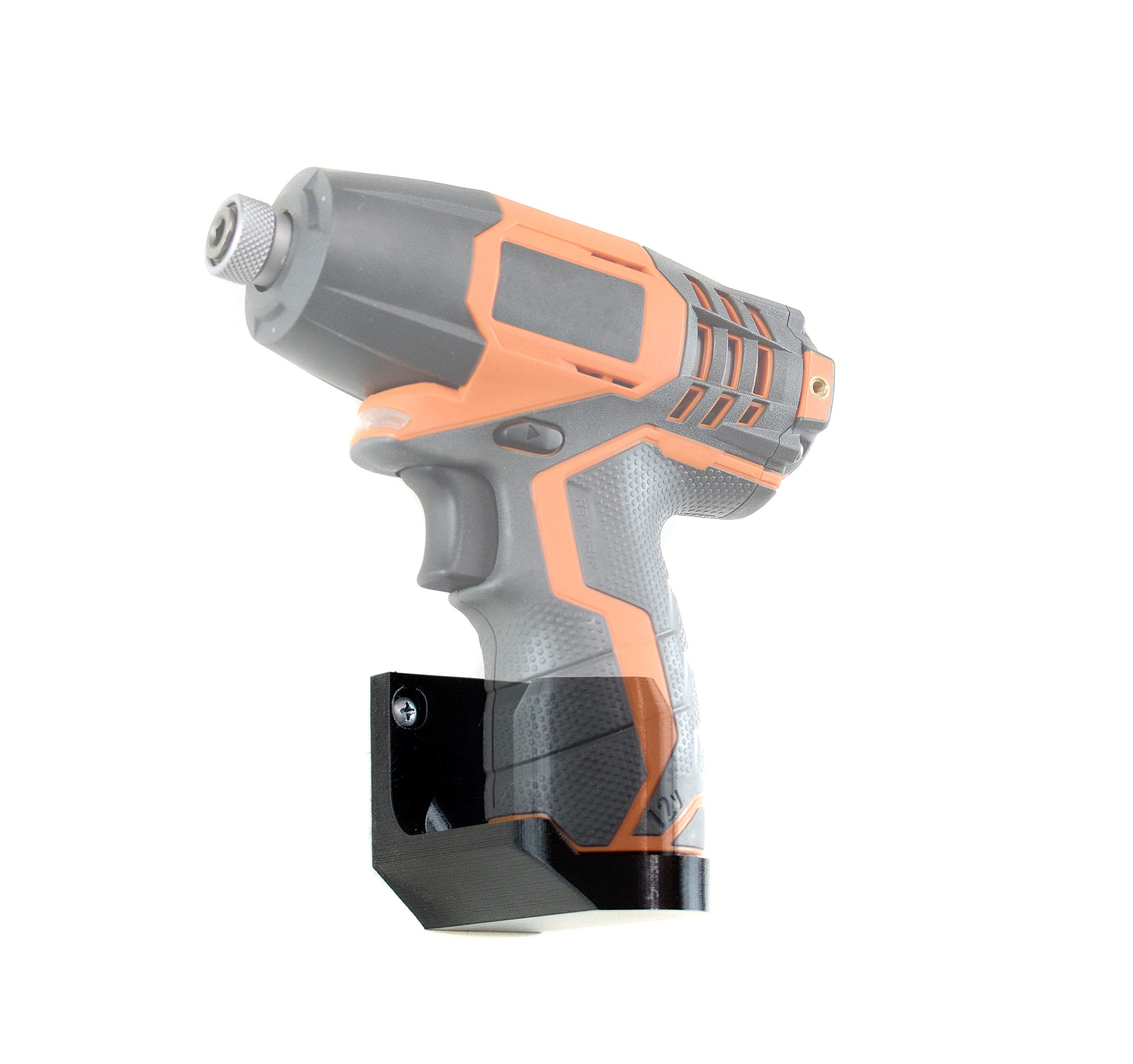 **Spartan Mounts for Ridgid 12V Tool - Heavy Duty Wall Hook Holder | Power Tool Storage Organizer | DIY Workshop & Garage Organization | Low Profile Bracket for Easy Access (Left Side) - Perfect for Tool Walls, Craft Rooms & Workspaces**