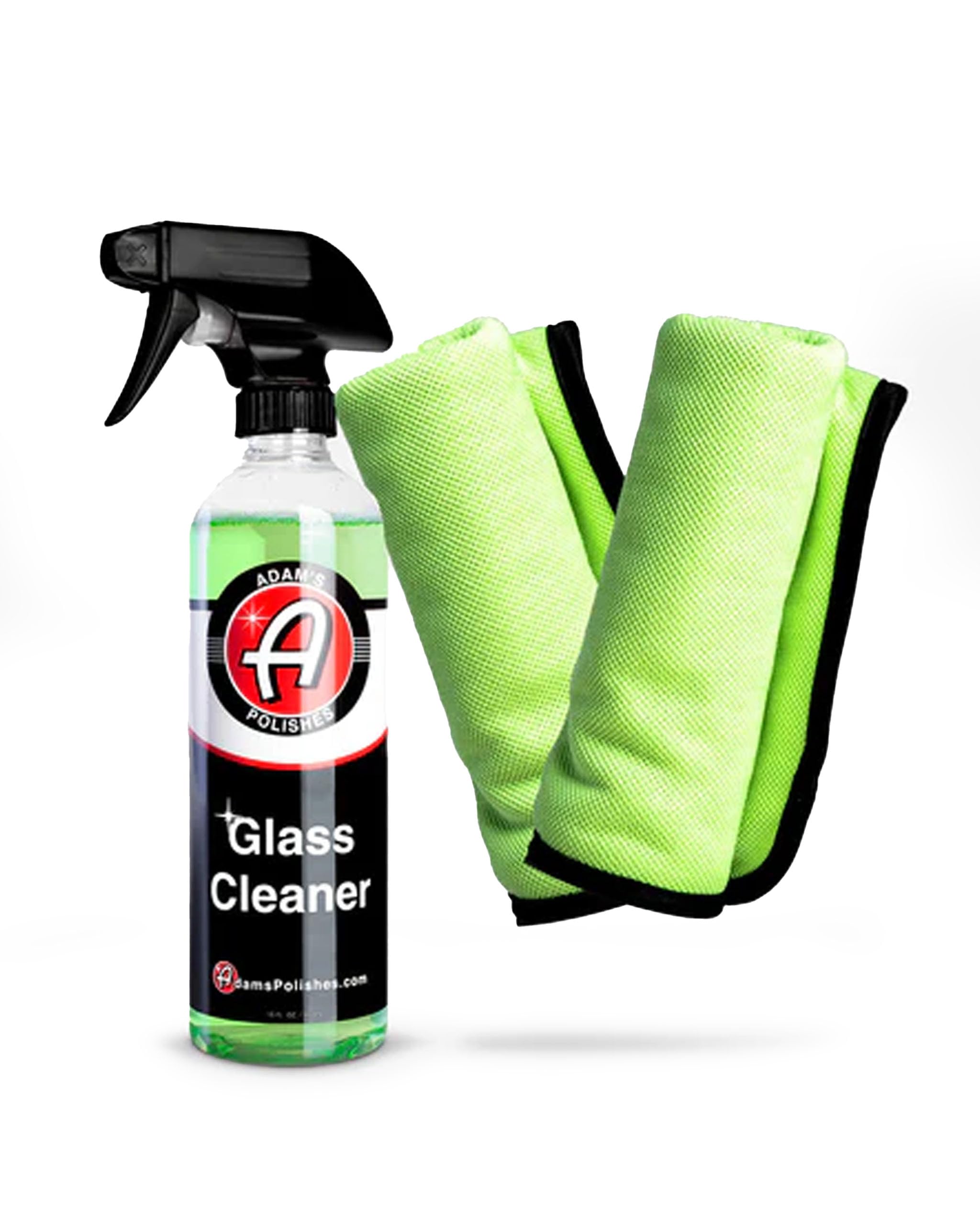 Adam's Polishes Premium Glass Cleaner - All-Natural Streak-Free Formula for Car Windows, Windshields & Mirrors | Safe for Tinted & Non-Tinted Glass | Won’t Strip Wax or Paint Protection | Perfect for Car Detailing, Auto Wash & Home Glass Cleaning