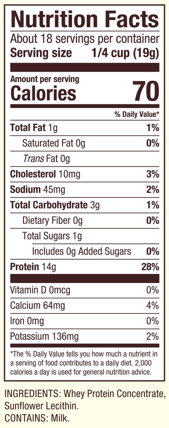 Bob's Red Mill All Natural Whey Protein Powder - 12oz | Gluten Free, High Protein Supplement for Muscle Recovery & Workout | Perfect for Smoothies, Baking & Post-Workout Shakes