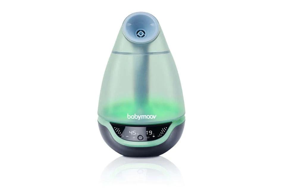 Babymoov 3-in-1 Digital Baby Hygrometer & Humidifier - Accurate Room Temperature and Humidity Monitor with Night Light for Nursery, Bedroom, and Kids Room