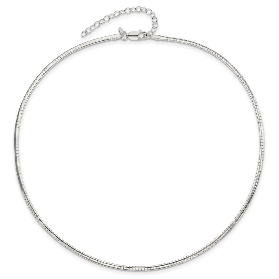 925 Sterling Silver Polished Cubetto Rolo Chain Necklace 16 Inch with Lobster Claw Clasp - Unisex Jewelry for Women & Men | Perfect for Everyday Wear, Gifts & Special Occasions