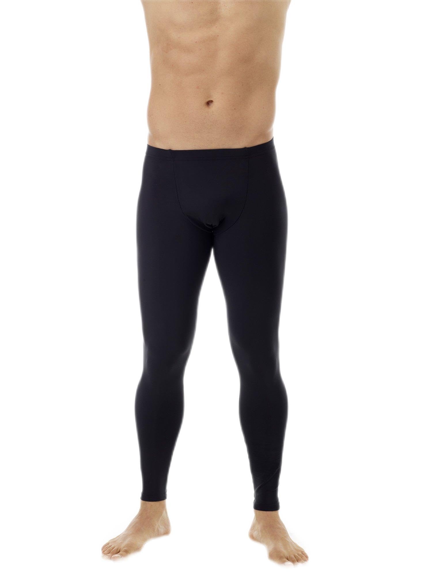 Underworks Men's Compression Pants 3-Pack - 3X Large Black for Workout, Running & Recovery - Moisture Wicking & Muscle Support Activewear