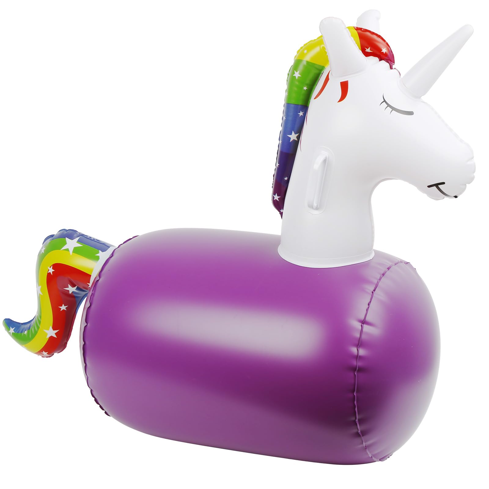 Inflatable Bouncy Unicorn Hopping Toy for Kids with Hand Pump - Ride-On Animal Jumping Toy for Indoor & Outdoor Play - Fun Birthday Gift for Girls & Boys Ages 3+ - Perfect for Backyard Play, Birthday Parties & Active Playtime
