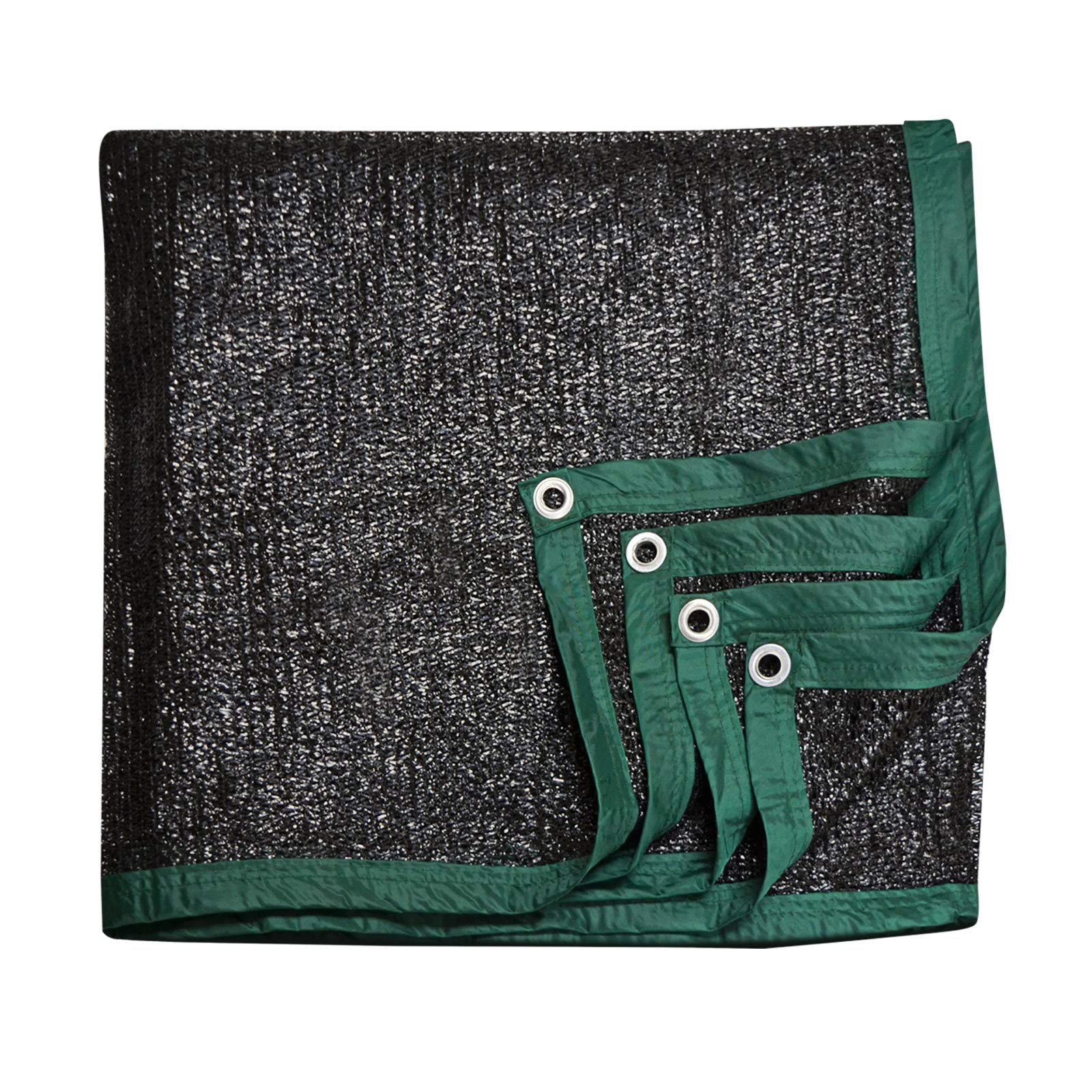 80% UV Block Shade Cloth - Heavy Duty Sun Protection Fabric with Reinforced Buttonholes for Greenhouse, Garden, Pool & Patio Cover (10ft x 10ft) - Ideal for Plant Protection, Outdoor Shade & Sun Safety