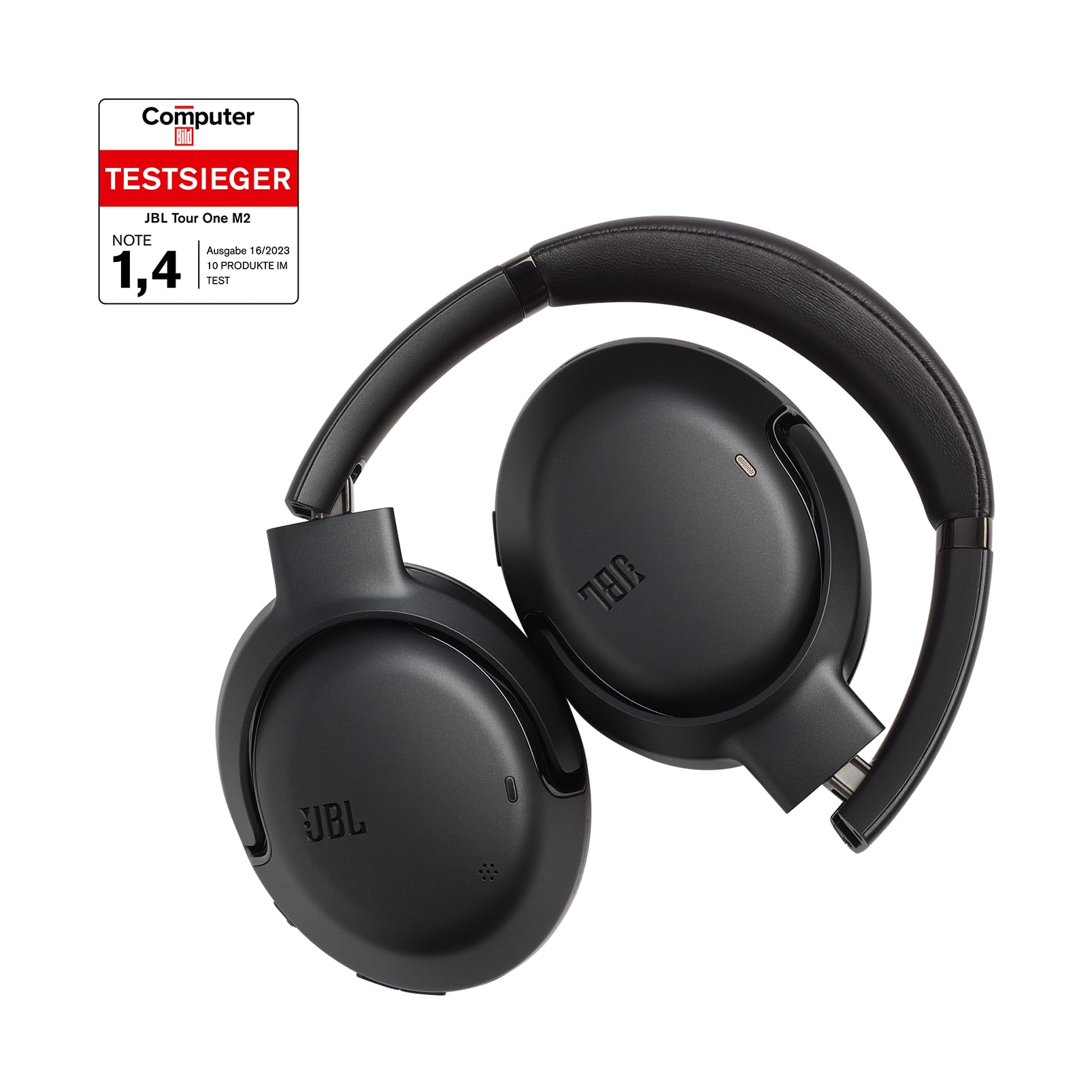 JBL Tour One M2 Wireless Over-Ear Headphones with Active Noise Cancelling, 50-Hour Battery Life, Bluetooth 5.3, Hi-Res Audio - Perfect for Travel, Work & Home Office (Black)