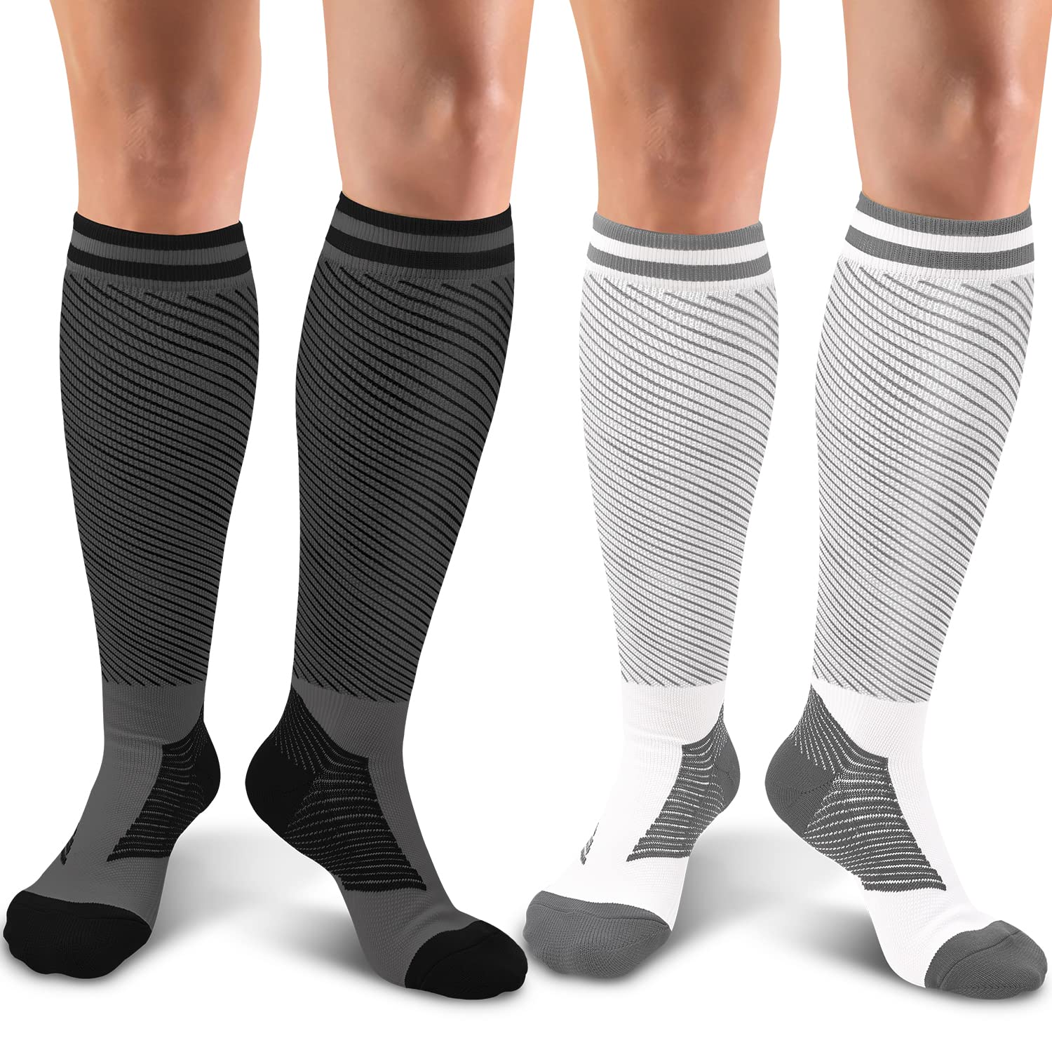 **Best Compression Socks for Men & Women – Knee High Support Socks for Improved Circulation, Running, Hiking & Soccer – Perfect for Athletes & Travel**