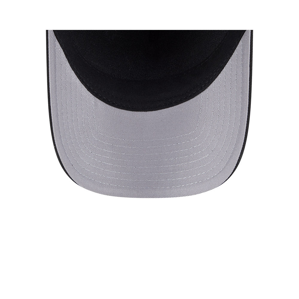 New Era 9Forty MLB New York Yankees Snapback Adjustable Baseball Cap - Black Crown A-Frame Hat for Men & Women | Game Day, Streetwear Fashion, Sports Fan Gift