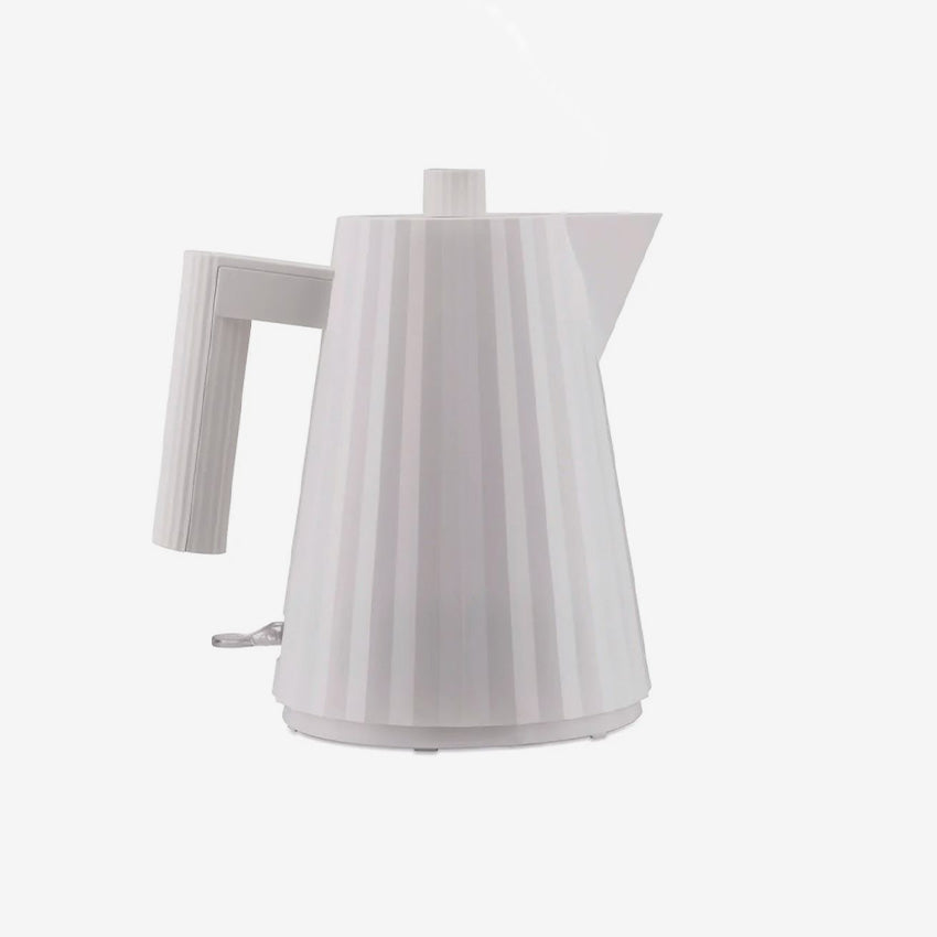 Alessi Plissé Electric Kettle - Stainless Steel Water Boiler with Automatic Shut-Off - Perfect for Home, Office & Tea Lovers