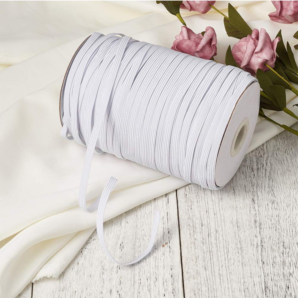 1 Roll Stretch Elastic Band for Sewing - Polyester Clothing Elastic Band for Costume Making, DIY Crafts & Apparel Repair - Perfect for Waistbands, Cuffs & Hemming