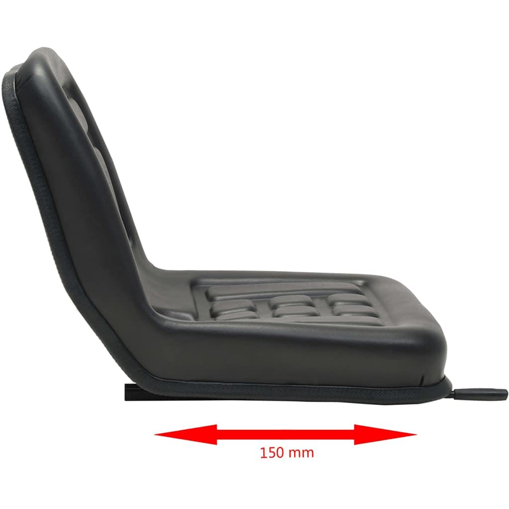 SKM Universal Tractor Seat - Heavy Duty Black Replacement Seat for John Deere, Kubota & More | Perfect for Farming, Construction & Outdoor Equipment