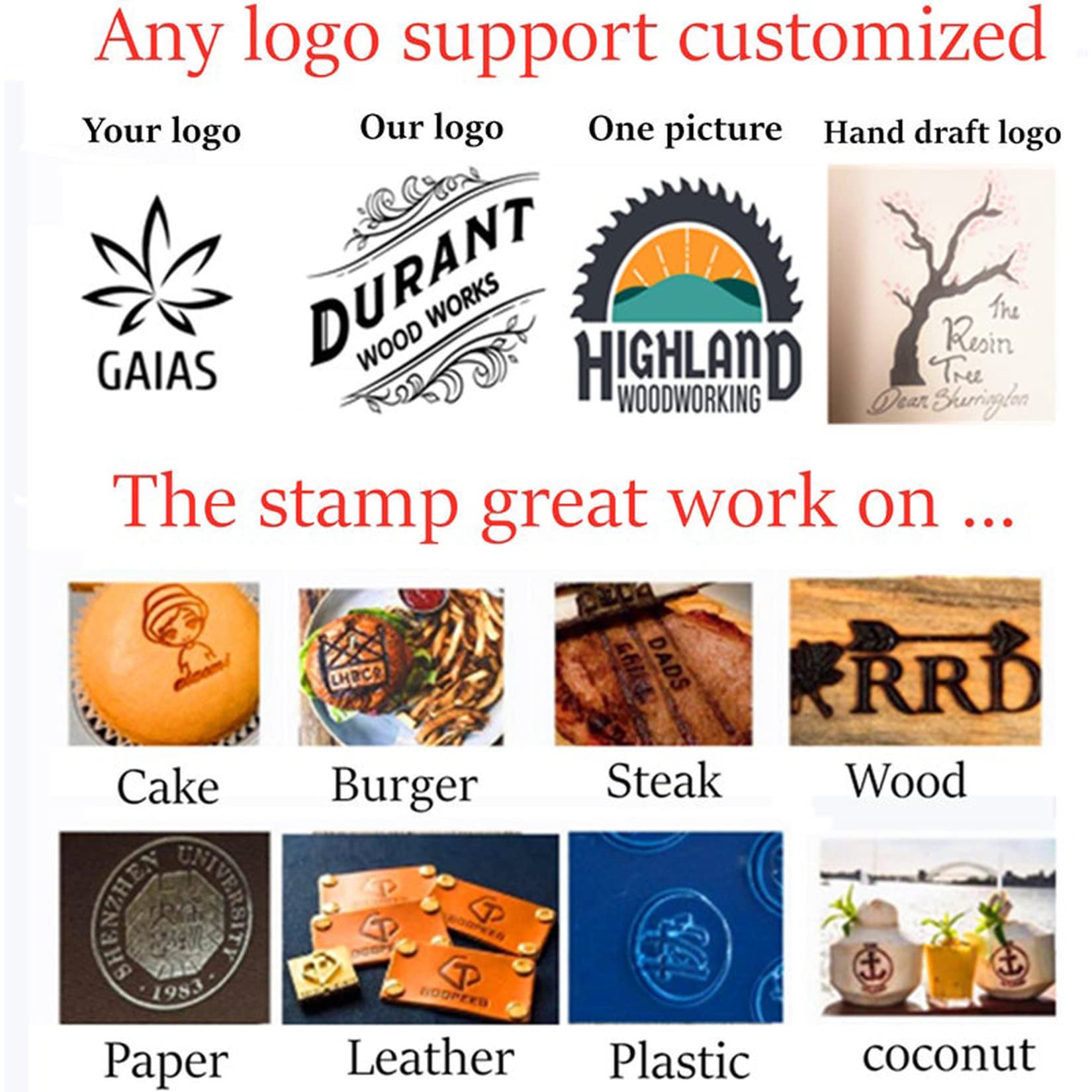Custom Branding Iron for Wood & Leather - Personalized Wedding, BBQ & Party Gift - Handcrafted Design for DIY Woodworking, Leather Crafting & Special Events
