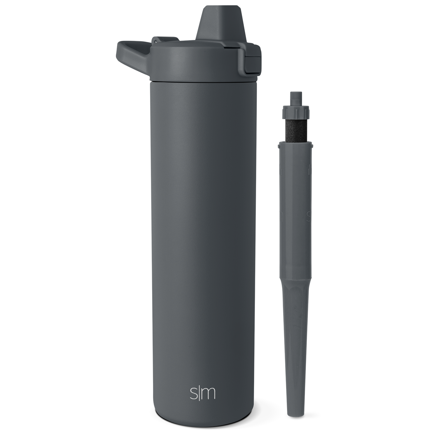 Stainless Steel Flip Straw Lid with Simple Filter - Perfect for Tumbler Cups, Water Bottles & Travel Mugs - Leakproof & Reusable Drinking Accessory