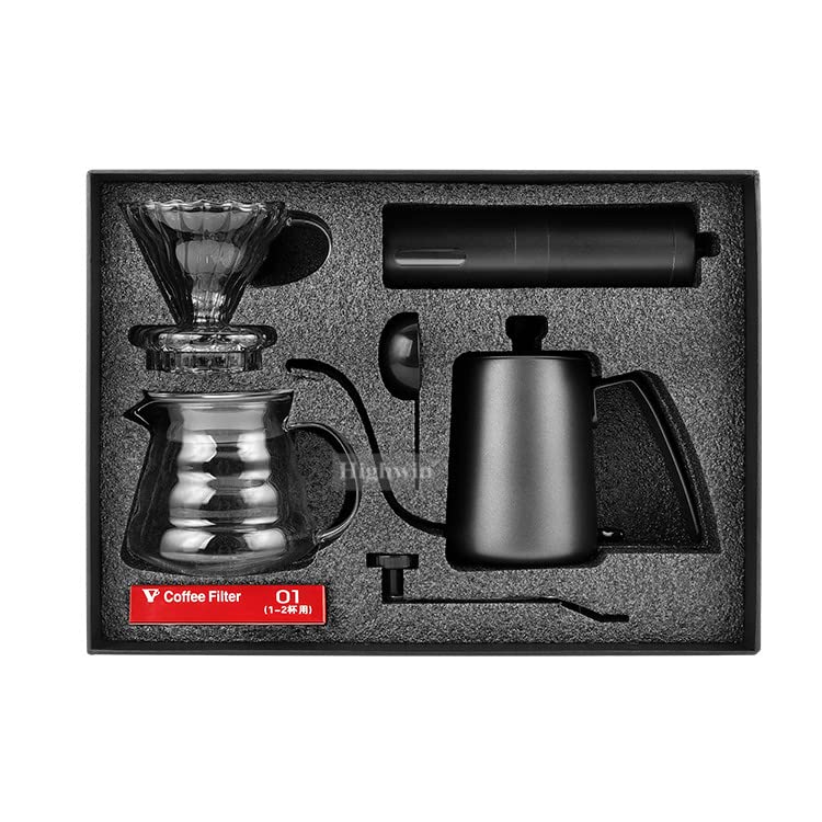 Premium Manual Coffee Grinder - Stainless Steel Conical Burr & Ceramic Burr, Portable Espresso Bean Grinder for Drip Coffee, Cold Brew, French Press, Turkish Coffee | Perfect for Home, Office & Travel Use