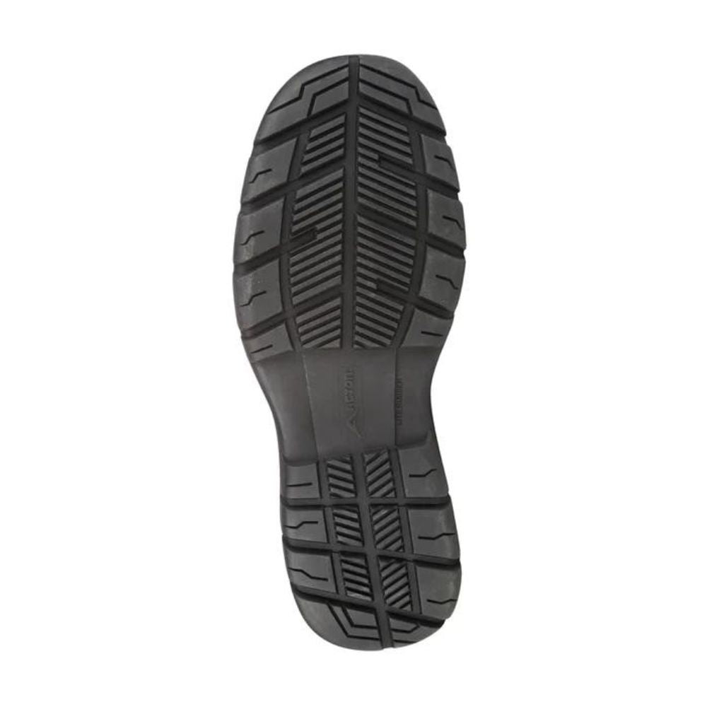 Acton Club Men's Steel Toe Slip-On Leather Work Shoes A9264 Size 11 - Durable Safety Shoes for Construction, Warehouse & Industrial Work