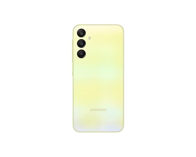 Samsung Galaxy A25 5G Unlocked Smartphone - 6GB RAM 128GB Storage, 50MP Dual Camera, Dual SIM, International Version (Yellow) - Perfect for Travel, Work & Social Media