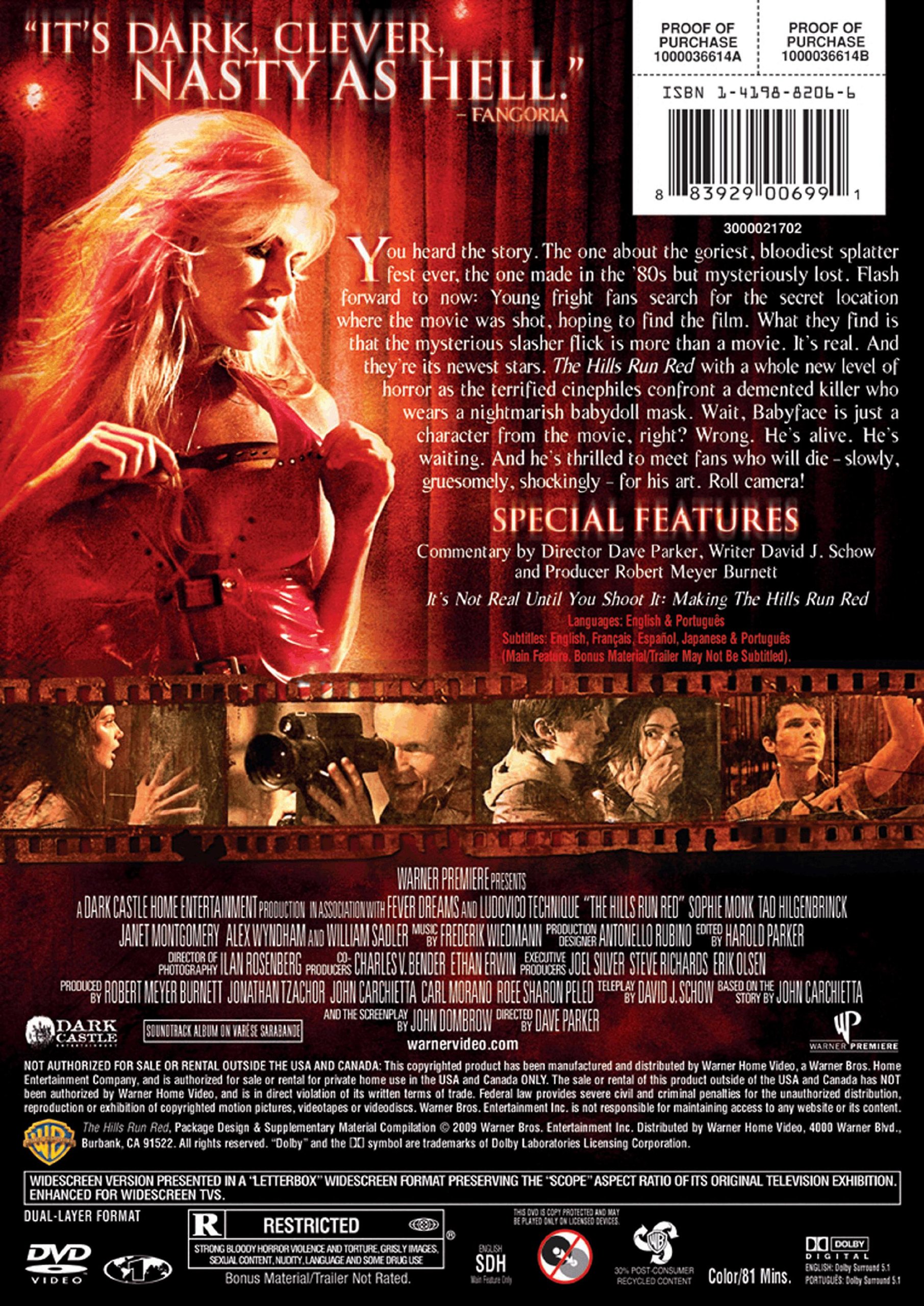 The Hills Run Red (DVD) - Horror Movie Thriller for Halloween & Movie Nights - Perfect for Scary Film Lovers & Collector's Editions