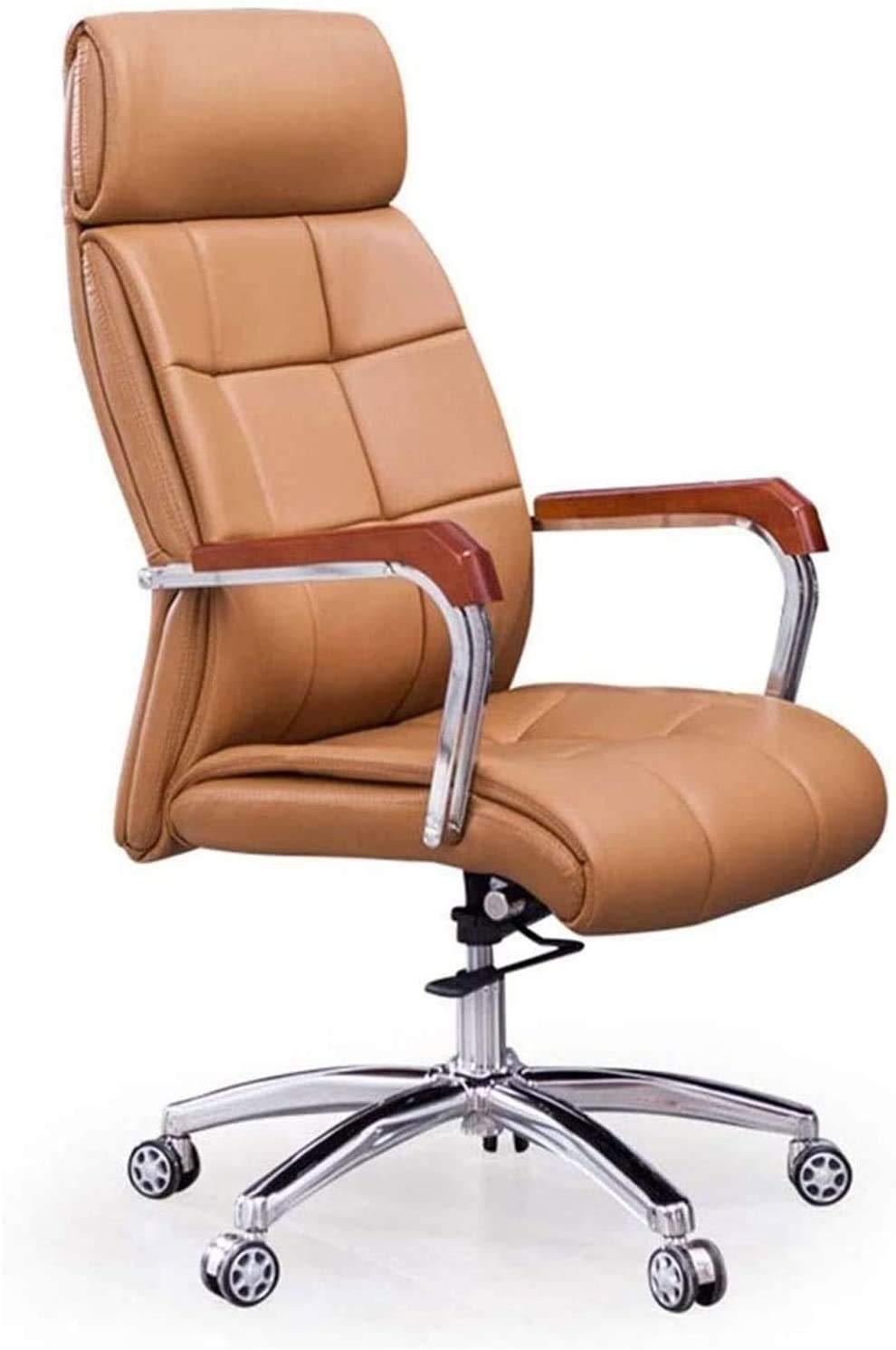 Luxury Executive Office Chair - Ergonomic High Back Leather Desk Chair with Lumbar Support for Home & Business Use | Modern Computer Chair for Comfortable Work & Gaming Sessions