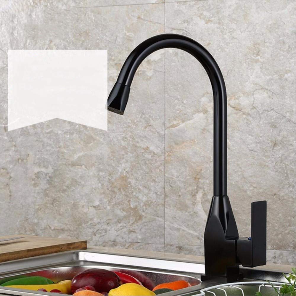 Space Gray Aluminum Kitchen Mixer Tap - Hot & Cold Water Vegetable Sink Faucet for Modern Homes | Perfect for Washing Dishes, Cleaning Produce & Stylish Kitchen Upgrades
