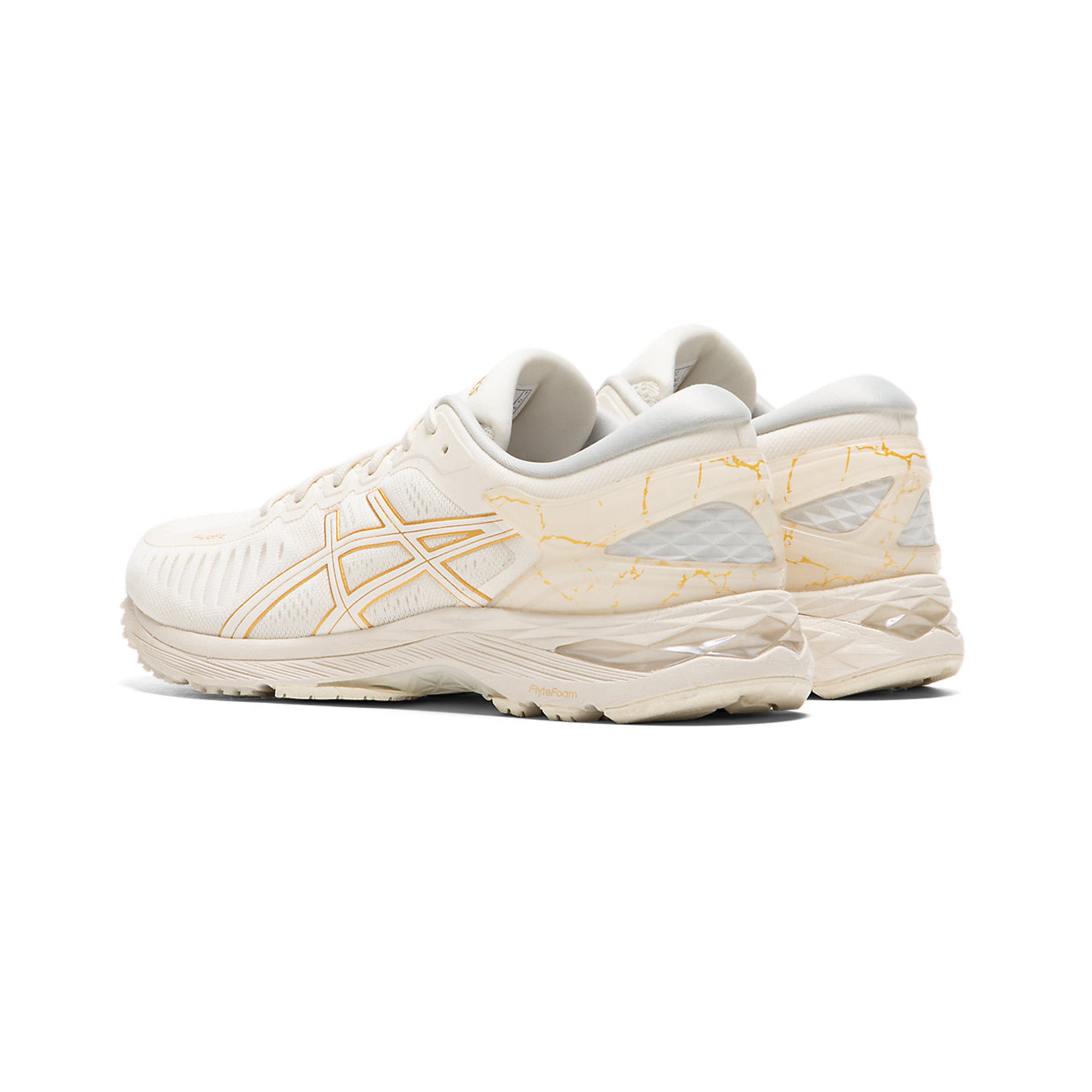 ASICS MetaRun Running Shoes 'Cream Pure Gold' - Lightweight Cushioned Sneakers for Men & Women - Perfect for Marathon Training, Jogging & Gym Workouts