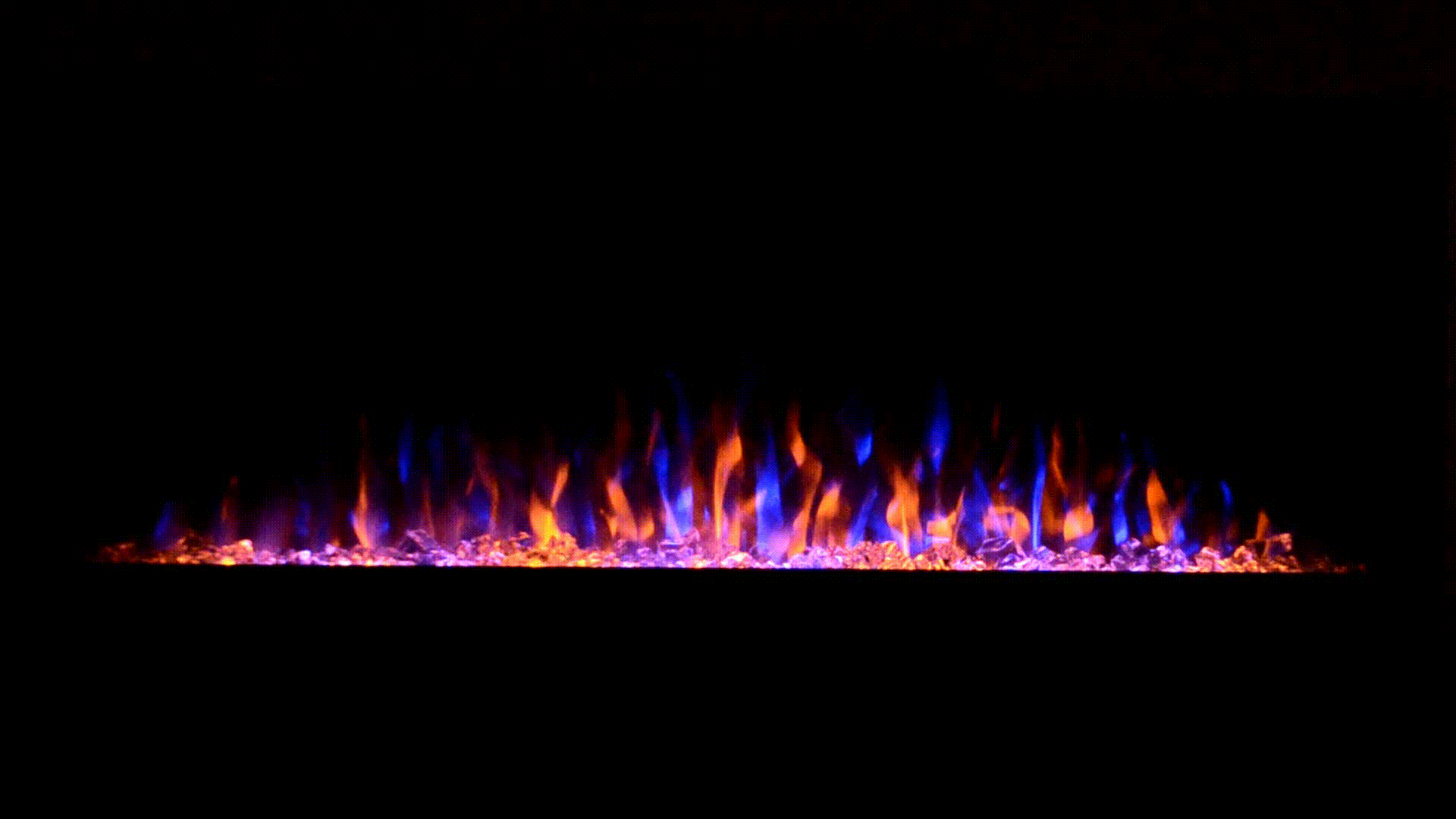 50 Inch Recessed Smart Electric Fireplace with Remote & Timer - Modern Flames for Home Heating - Perfect for Living Room, Bedroom & Office Spaces