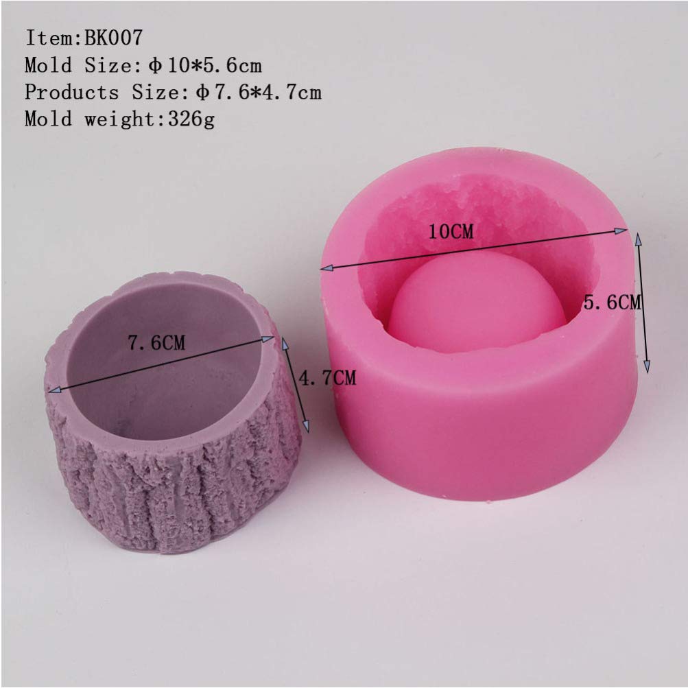 Premium Silicone Tree Stump Cake Mold - DIY Baking Molds for Fondant, Chocolate & Resin Crafts - Perfect for Forest-Themed Birthday Cakes, Wedding Desserts & Holiday Baking